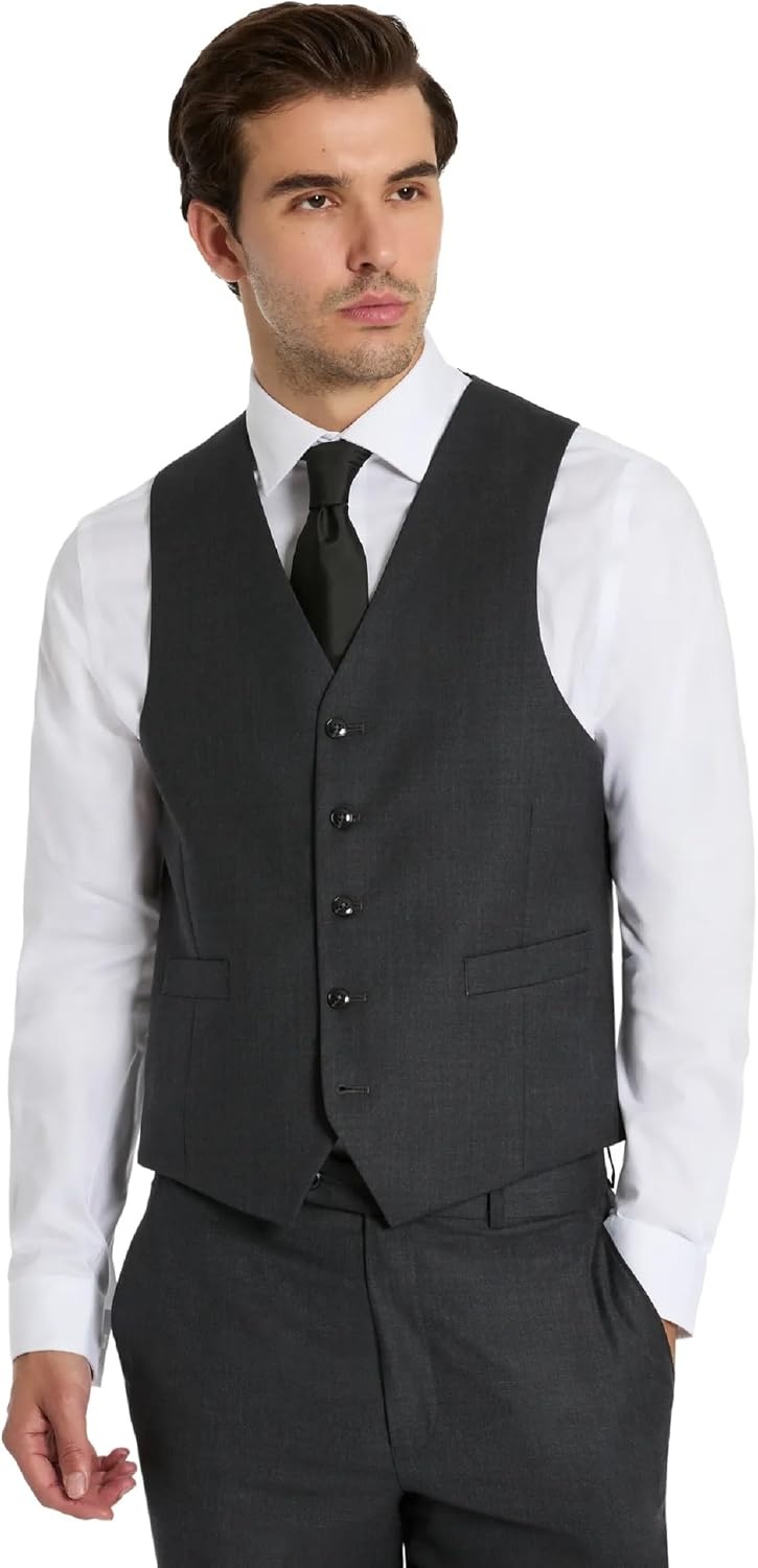 image:imageMichael Kors Mens 3Piece Classic Fit Suit Separates Vests Weddings amp Formal Events Jackets amp Pants Sold SeperatelyGrey