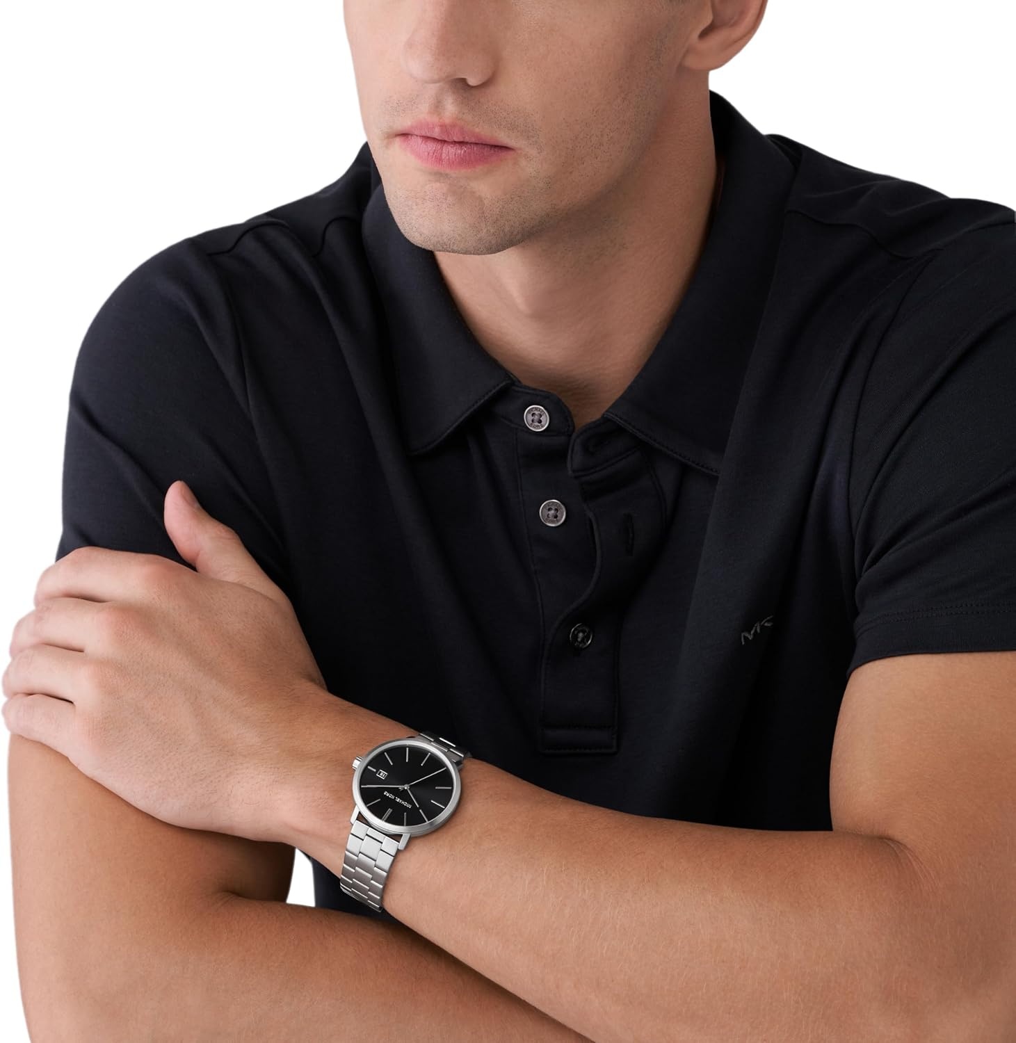 image:imageMichael Kors Mens Blake Stainless Steel or Leather WatchSilver