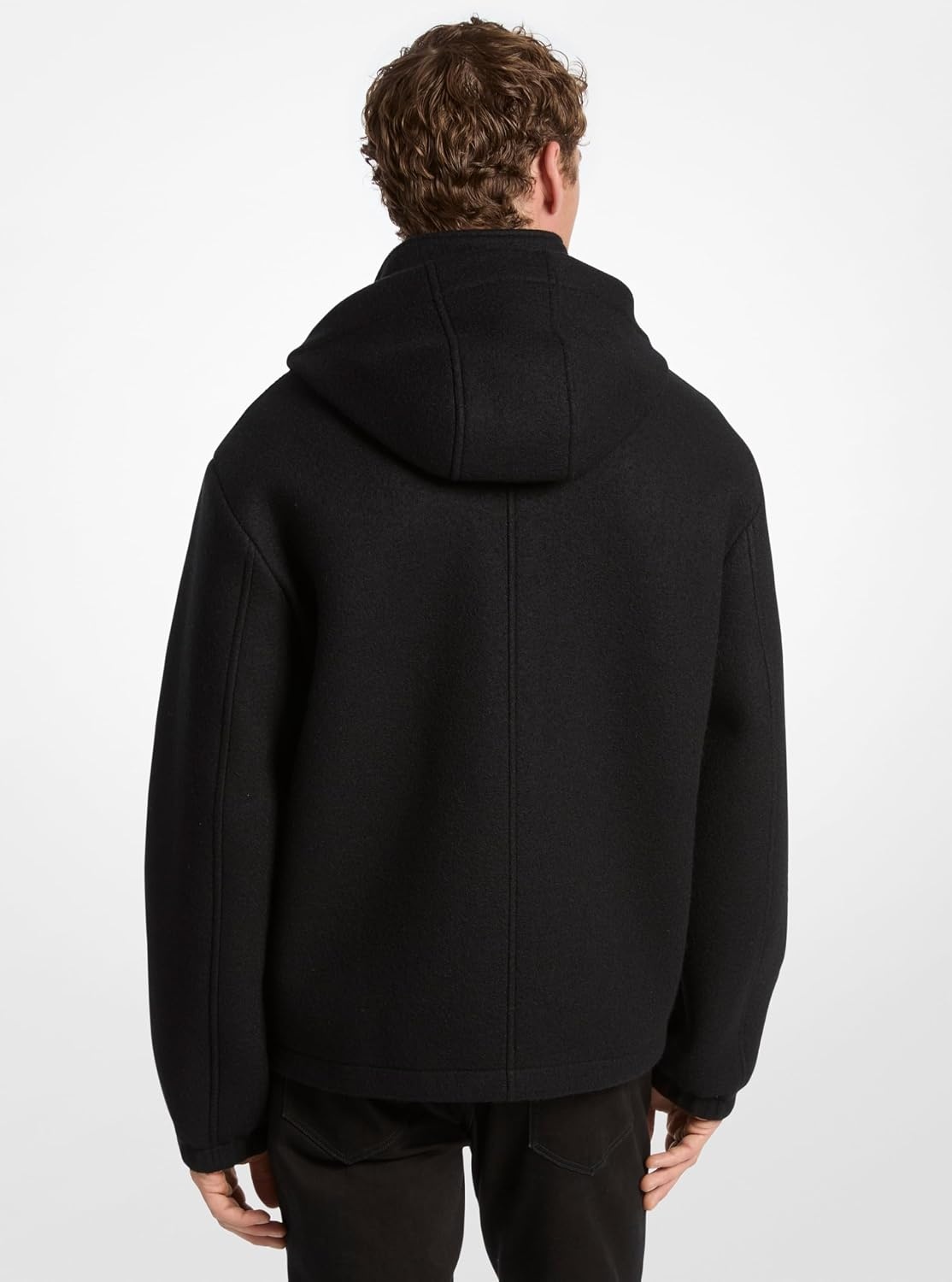 image:imageMichael Kors Mens Bonded Wool JacketBlack