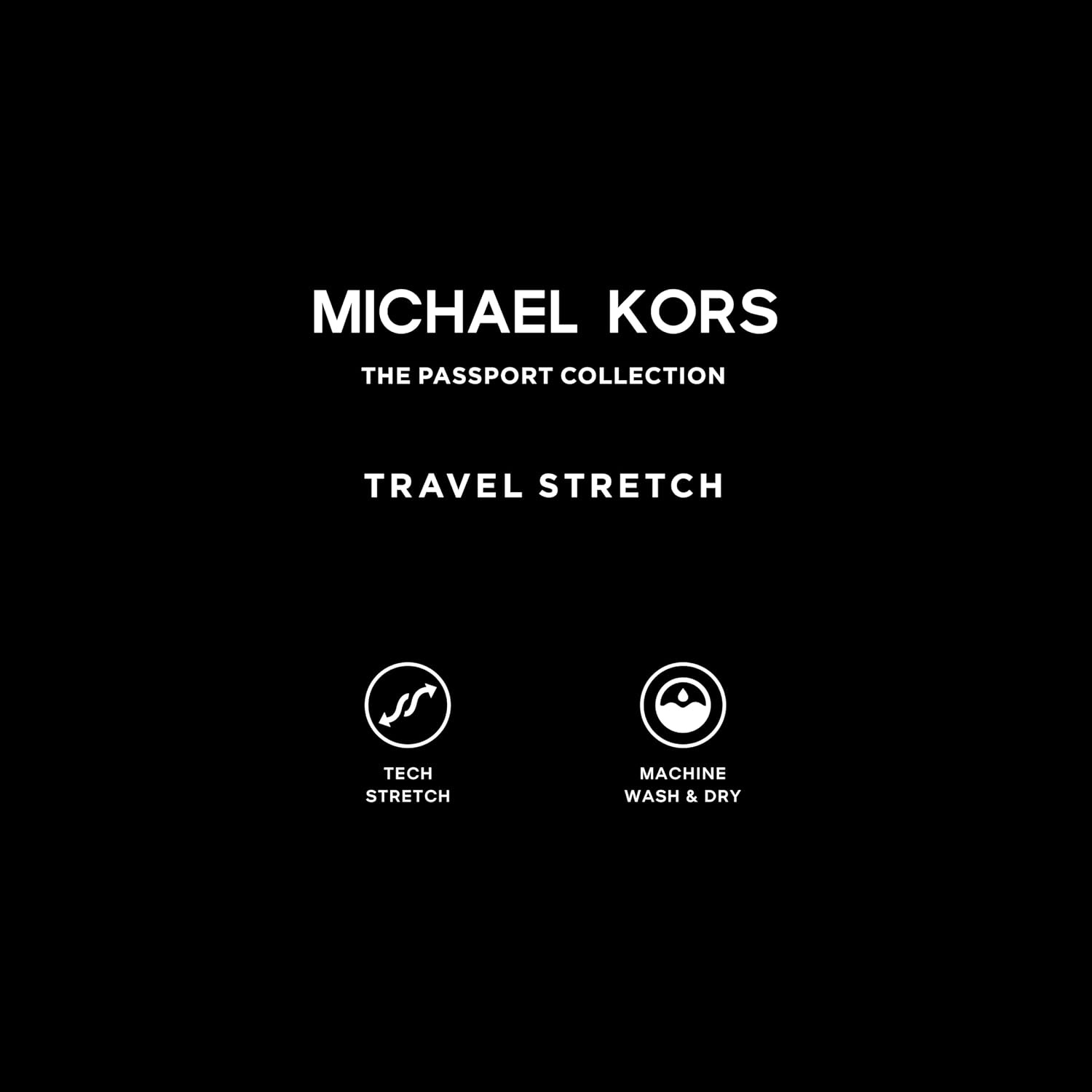 image:imageMichael Kors Mens Dress Shirt Travel Stretch Tall Fit Big and TallNavy