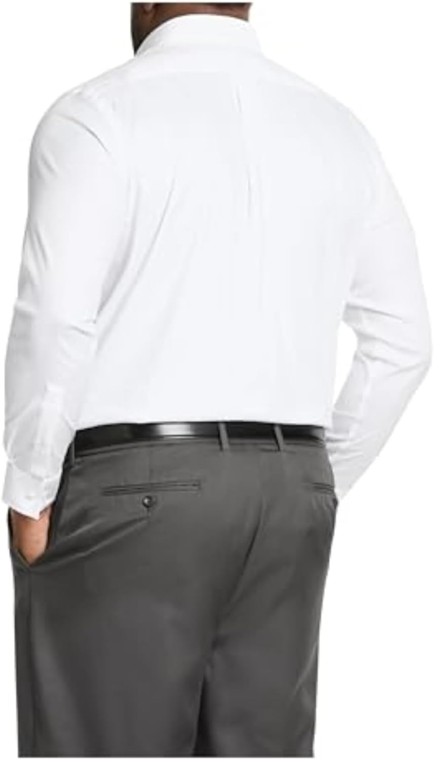 image:imageMichael Kors Mens Dress Shirt Travel Stretch Tall Fit Big and TallWhite