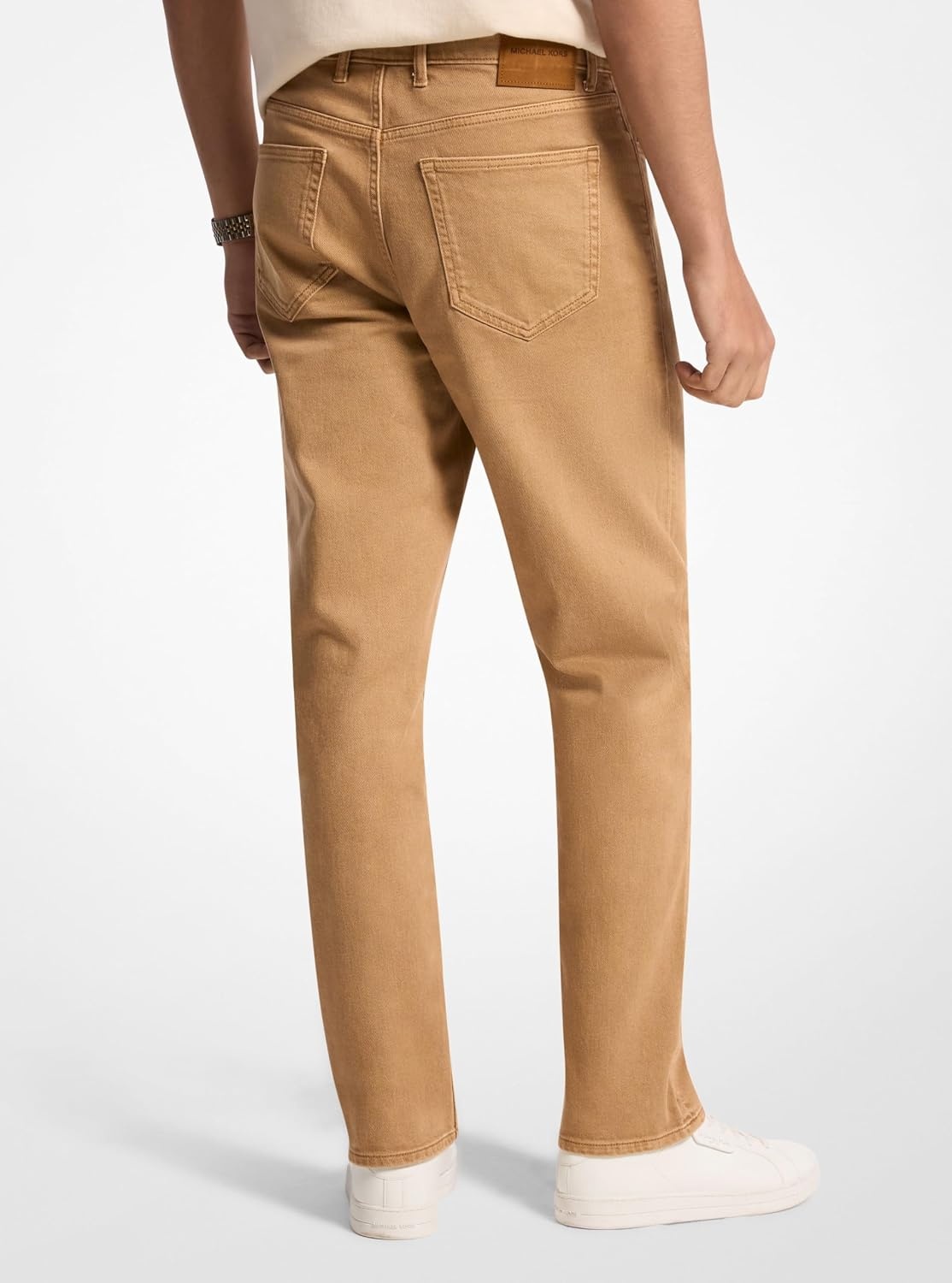 image:imageMichael Kors Mens Finn Straight JeanDark Camel Pigment Dye