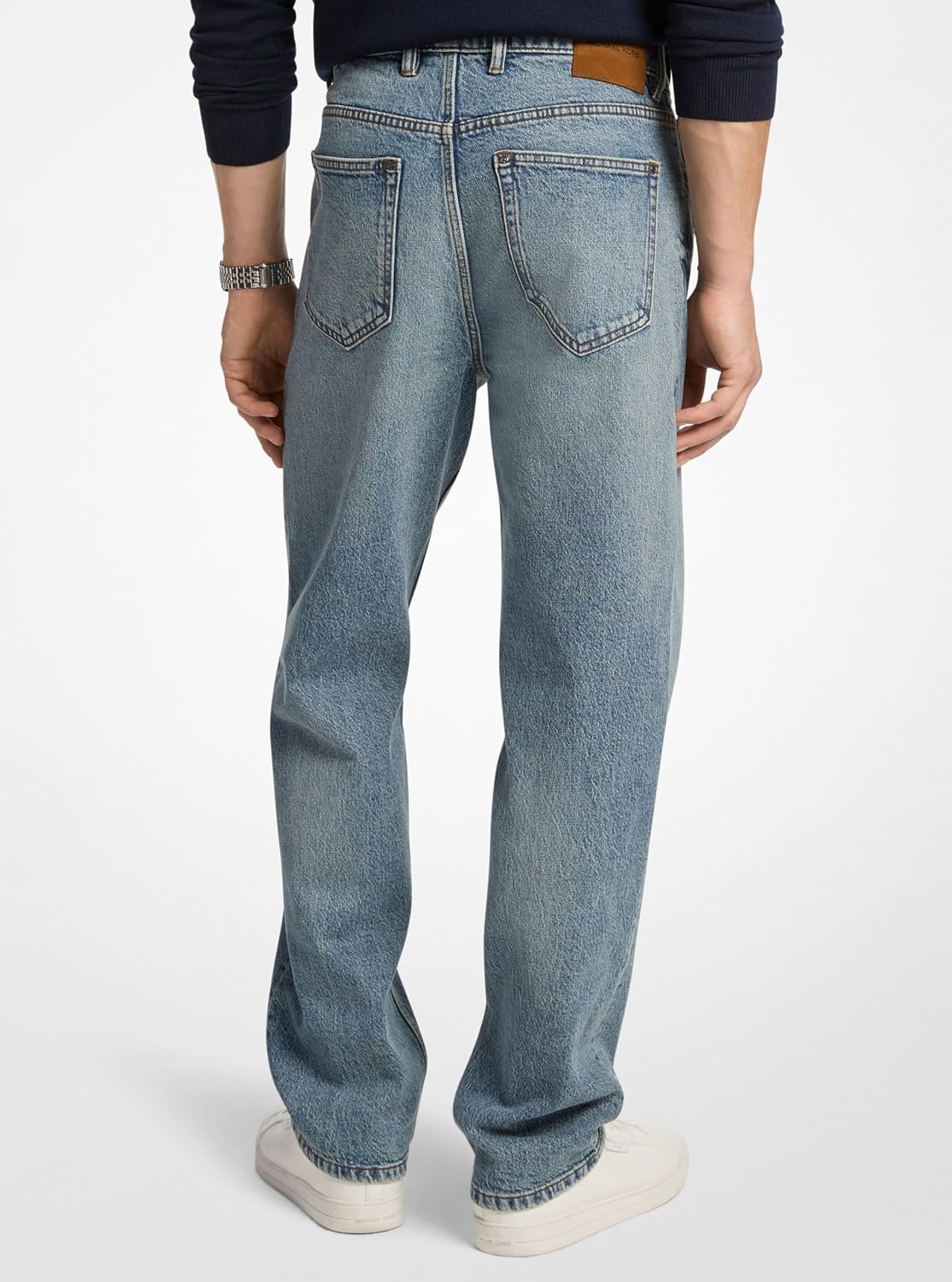 image:imageMichael Kors Mens Finn Straight JeanLight Indigo Wash