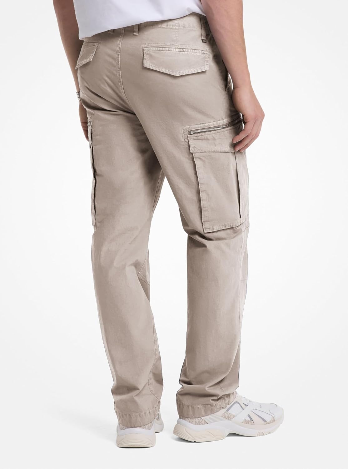 image:imageMichael Kors Mens Garment Dye Zip Pocket Cargo PantChestnut
