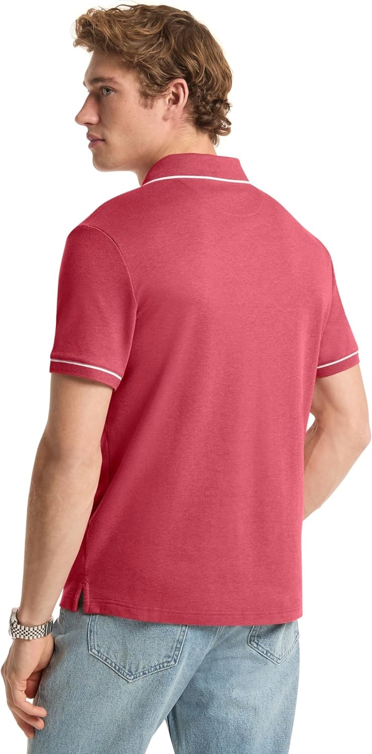 image:imageMichael Kors Mens Gramercy PoloLight Berry Sorbet Heather