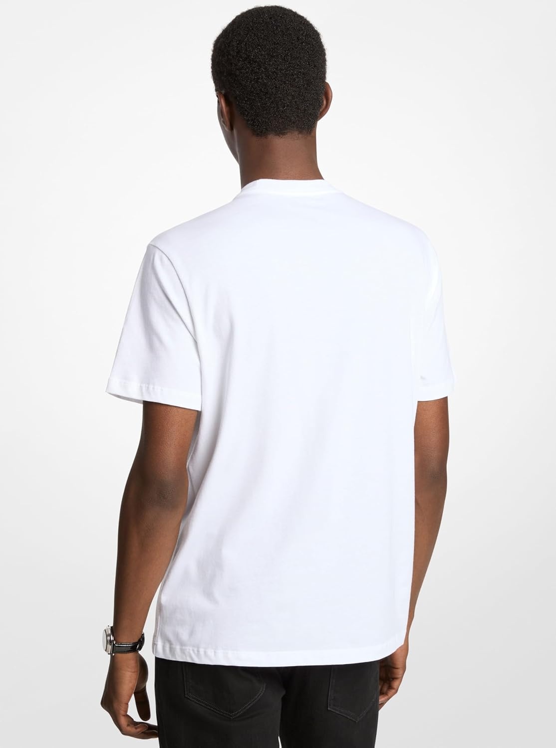 image:imageMichael Kors Mens Graphic TShirtMixed LogoWhite