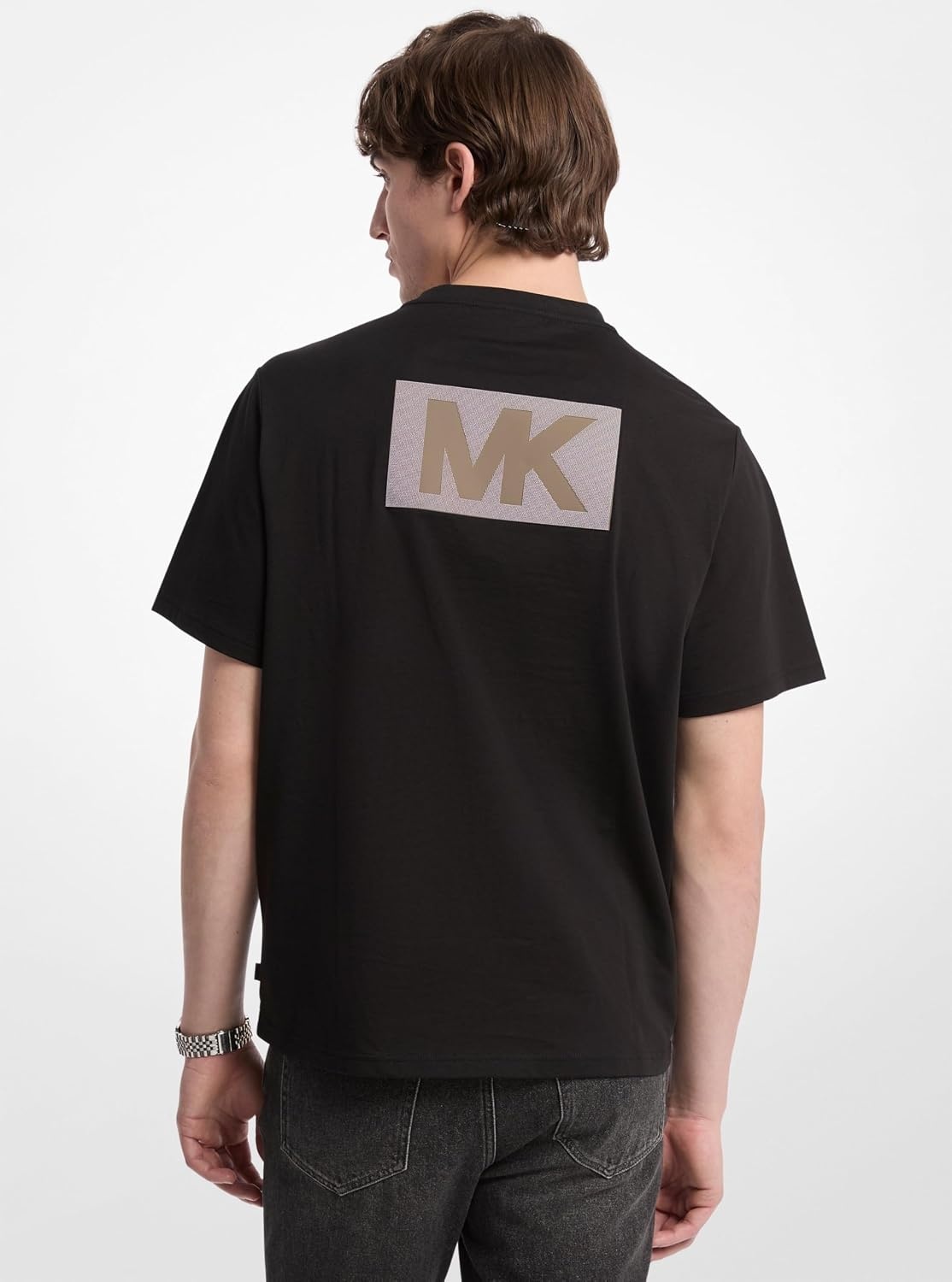 image:imageMichael Kors Mens Graphic TShirtMk Dot LogoBlack