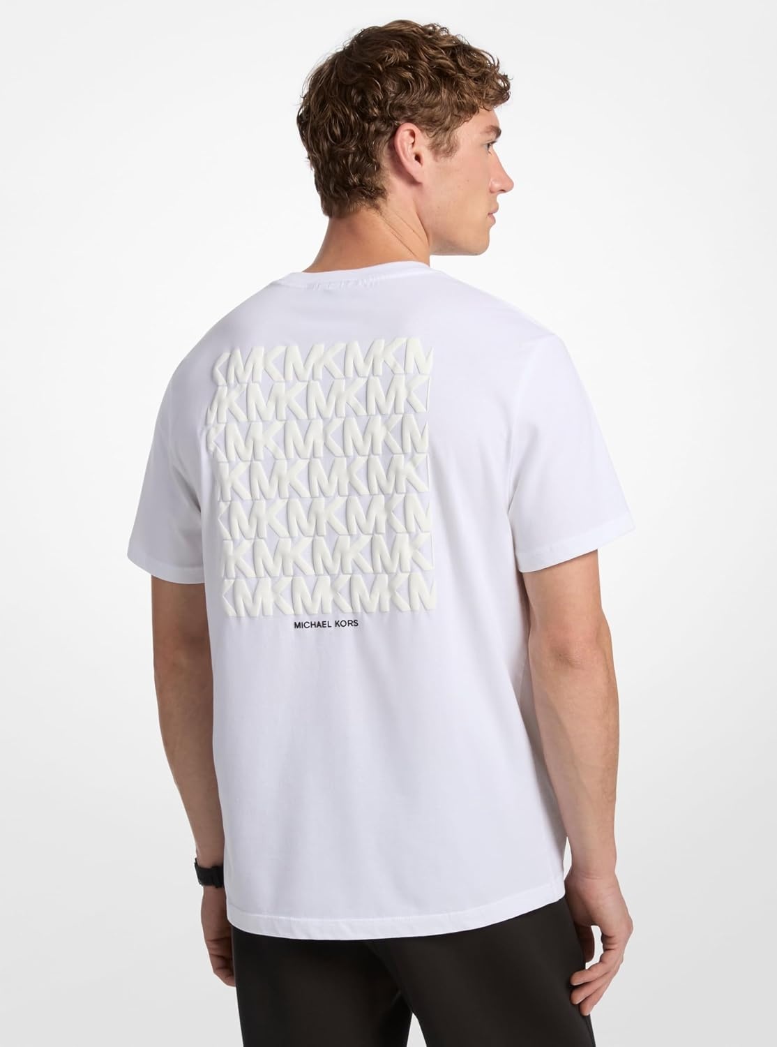 image:imageMichael Kors Mens Graphic TShirtMk Logo BoxWhite