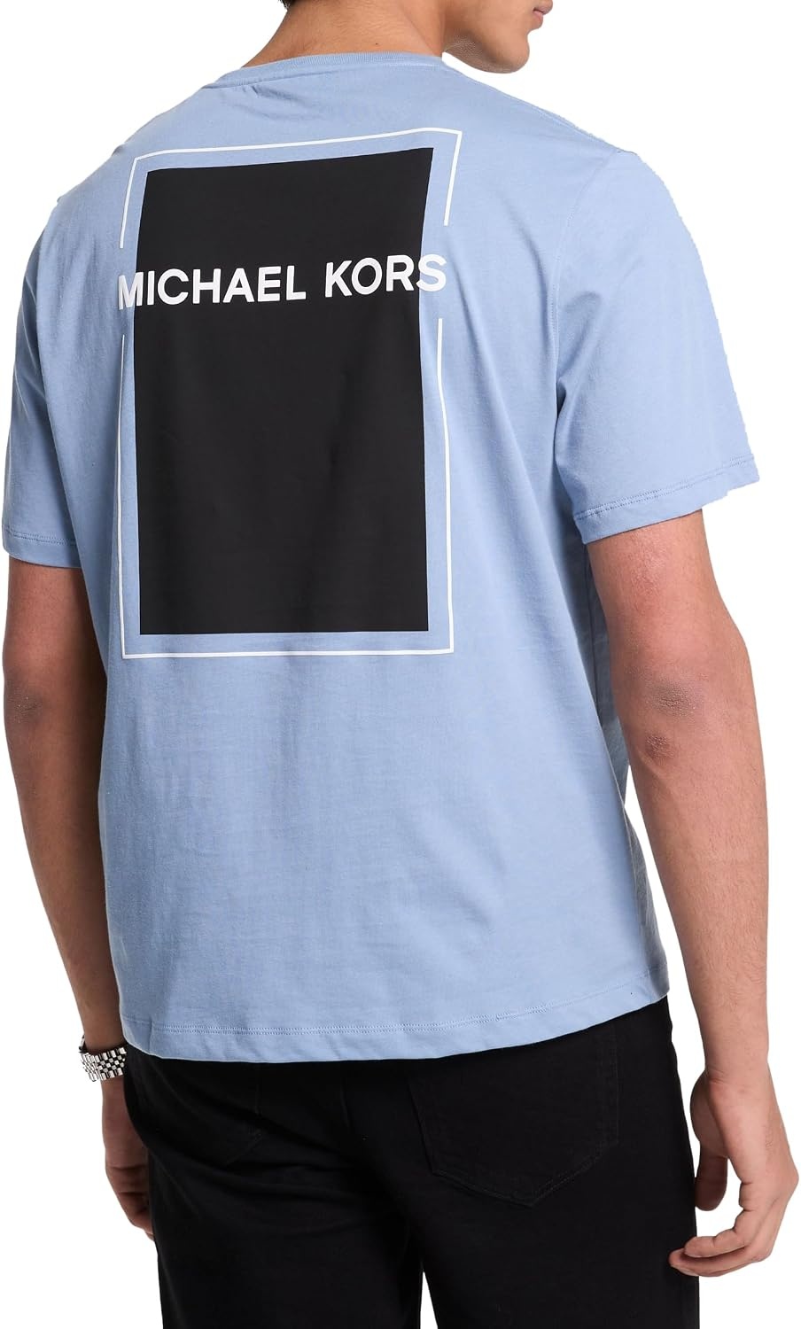 image:imageMichael Kors Mens Graphic TShirtMk Modern LogoChambray
