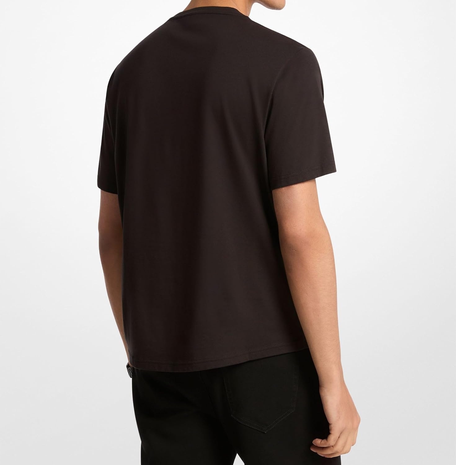 image:imageMichael Kors Mens Graphic TShirtMk Signature PocketBlack
