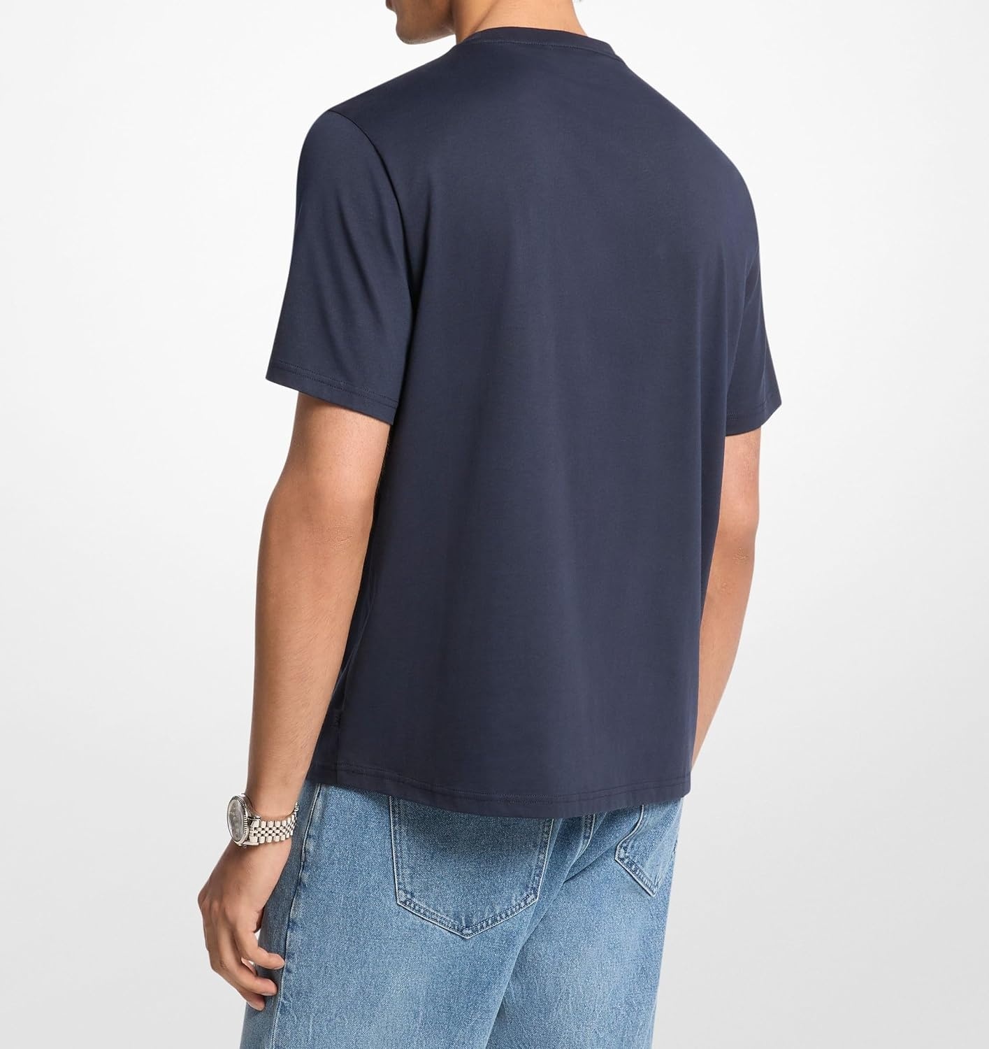 image:imageMichael Kors Mens Graphic TShirtMk Signature PocketMidnight