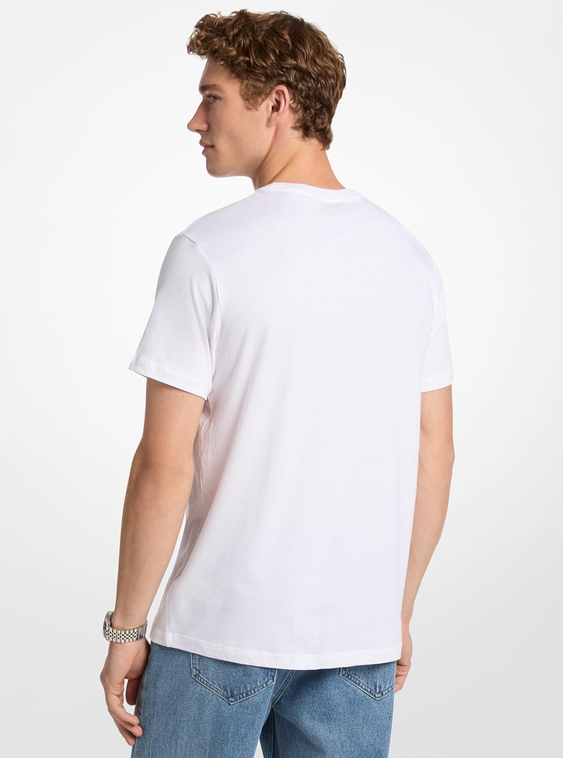 image:imageMichael Kors Mens Graphic TShirtMk Sport LogoWhite