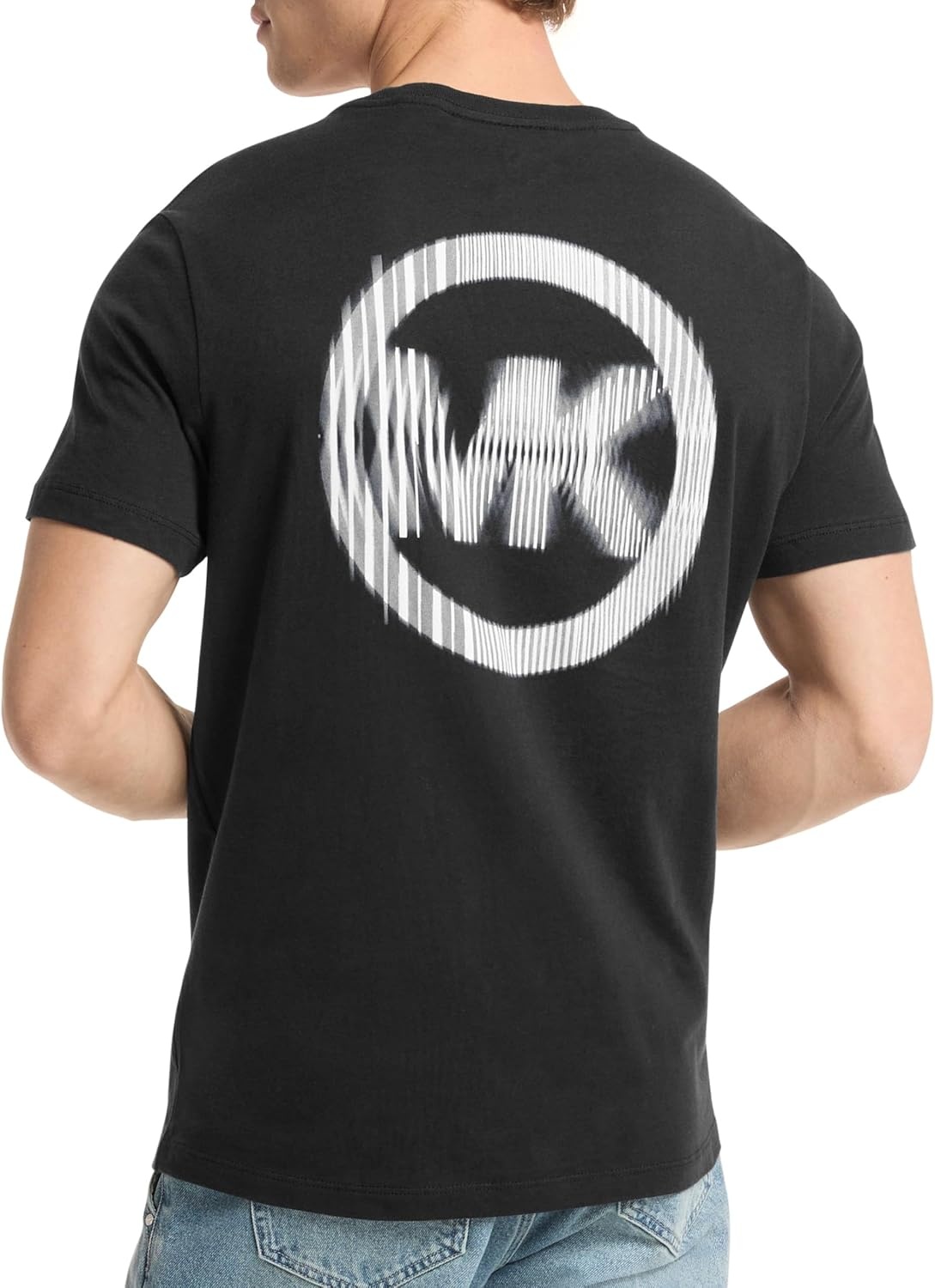 image:imageMichael Kors Mens Graphic TShirtMk Static LogoBlack