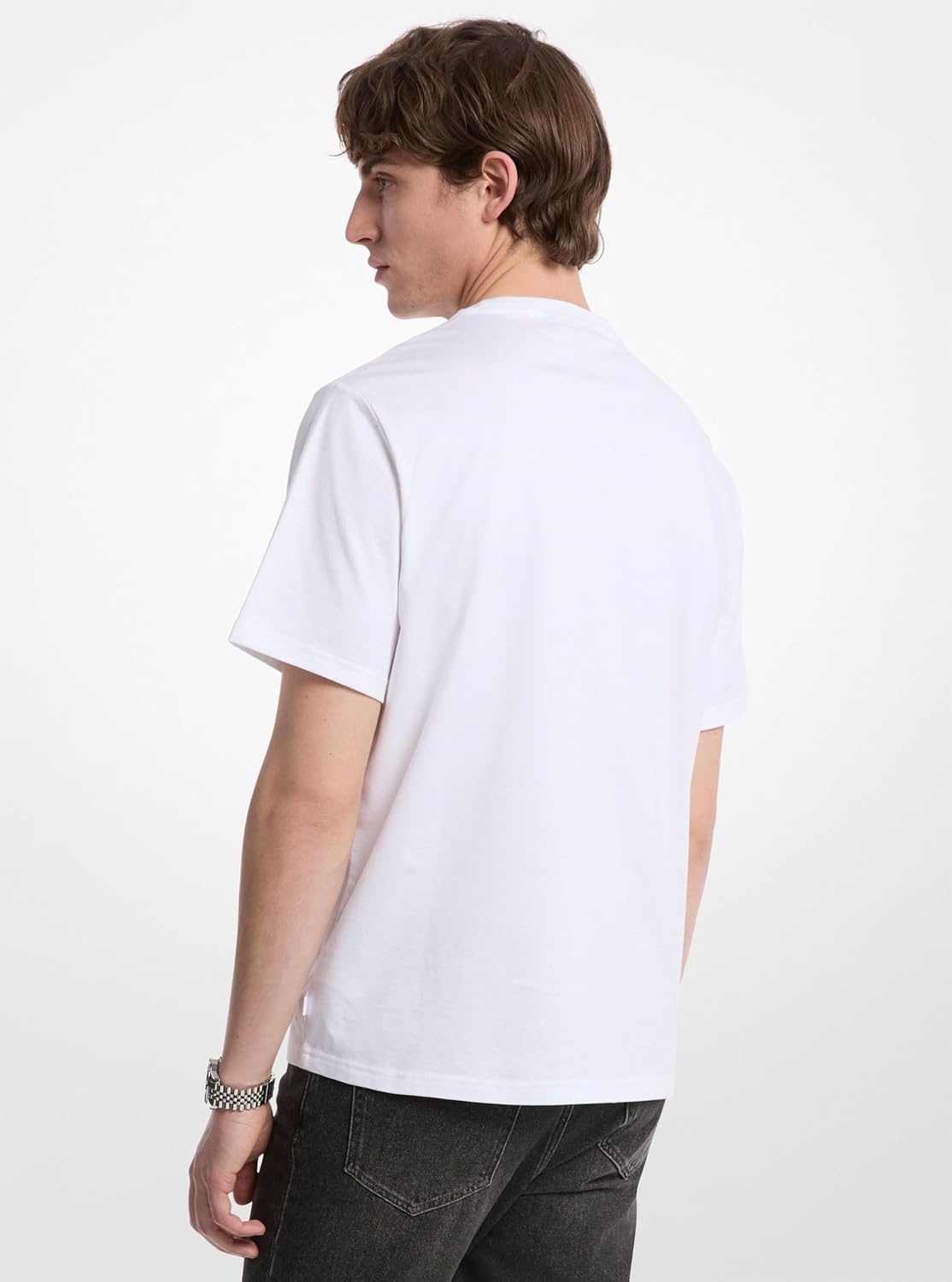 image:imageMichael Kors Mens Graphic TShirtMk2000 LogoWhite