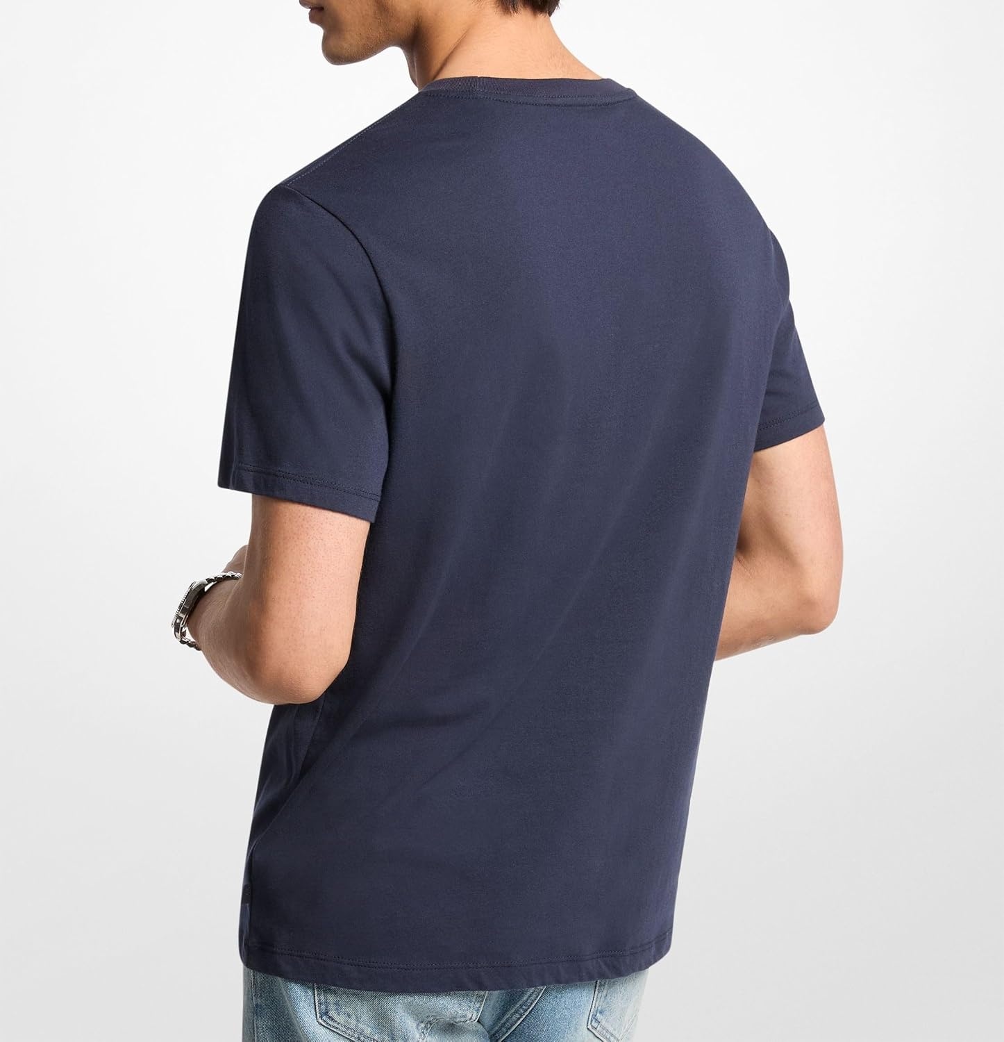 image:imageMichael Kors Mens Graphic TShirtSplit Victory LogoMidnight