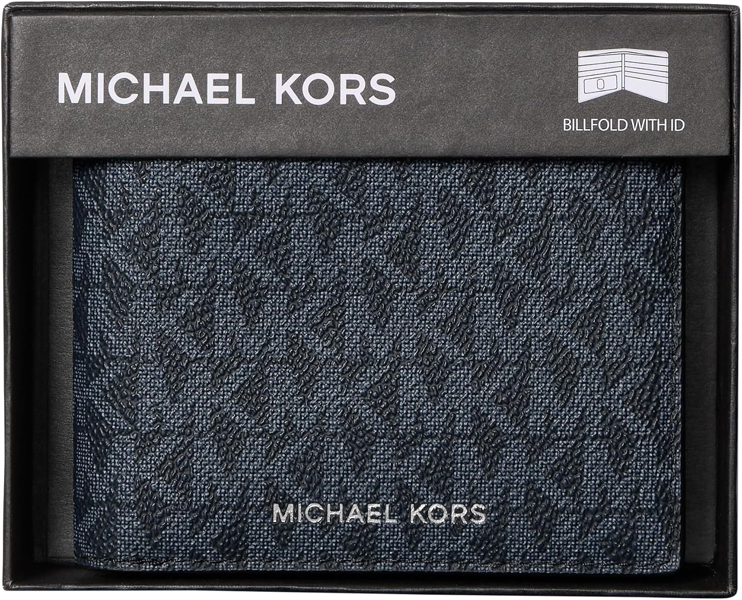 image:imageMichael Kors Mens Hudson Billfold with ID BirchAdmiral Blue