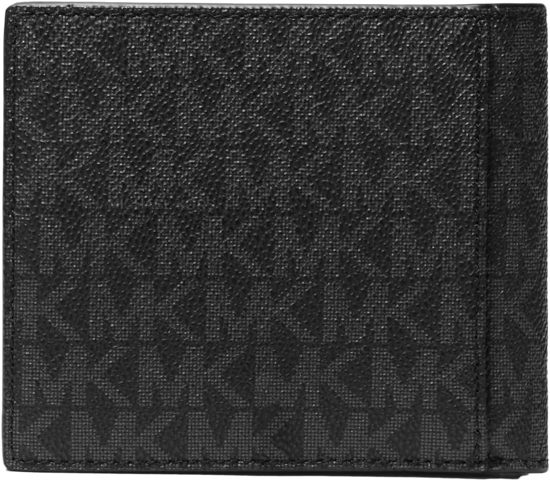 image:imageMichael Kors Mens Hudson Billfold with ID BirchBlack Signature