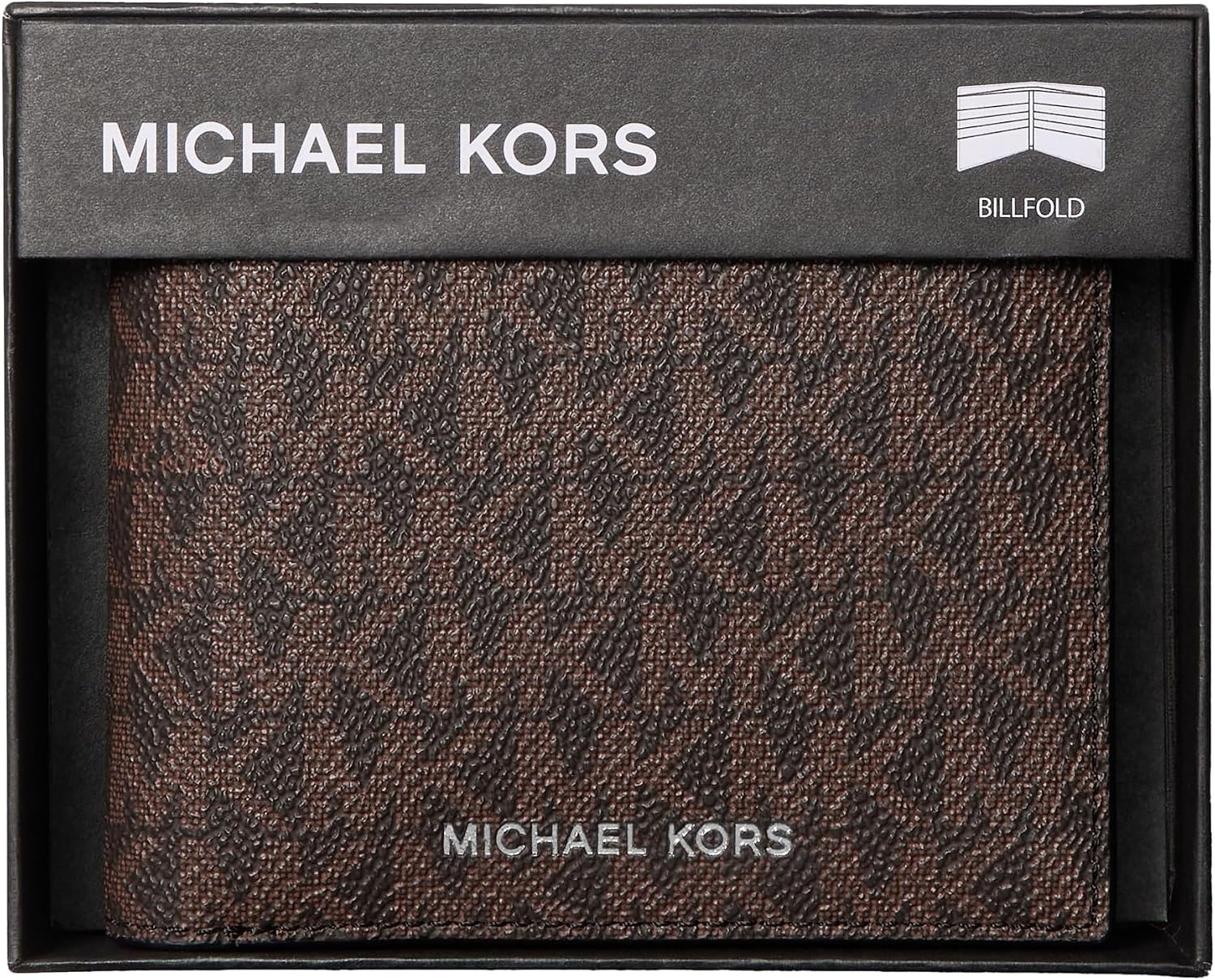 image:imageMichael Kors Mens Hudson Billfold with ID BirchBrownBlack