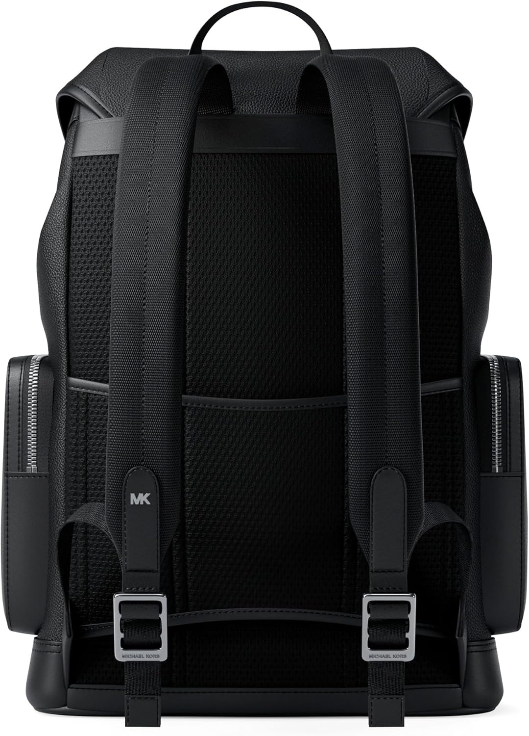 image:imageMichael Kors Mens Jet Set Triple Pocket BackpackMatte Pebble Emb Leather LuggageBlack