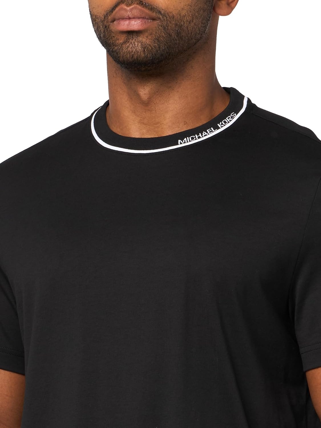 image:imageMichael Kors Mens Logo Rib TeeBlack