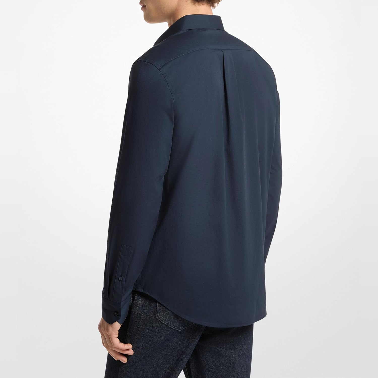 image:imageMichael Kors Mens Long Sleeve Classic Cotton ShirtMidnight