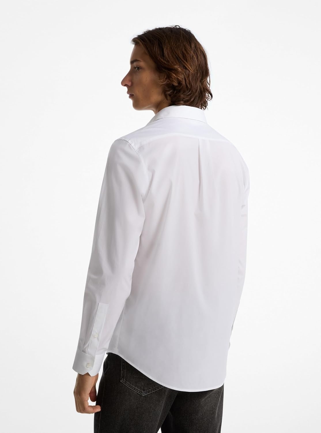 image:imageMichael Kors Mens Long Sleeve Classic Cotton ShirtWhite