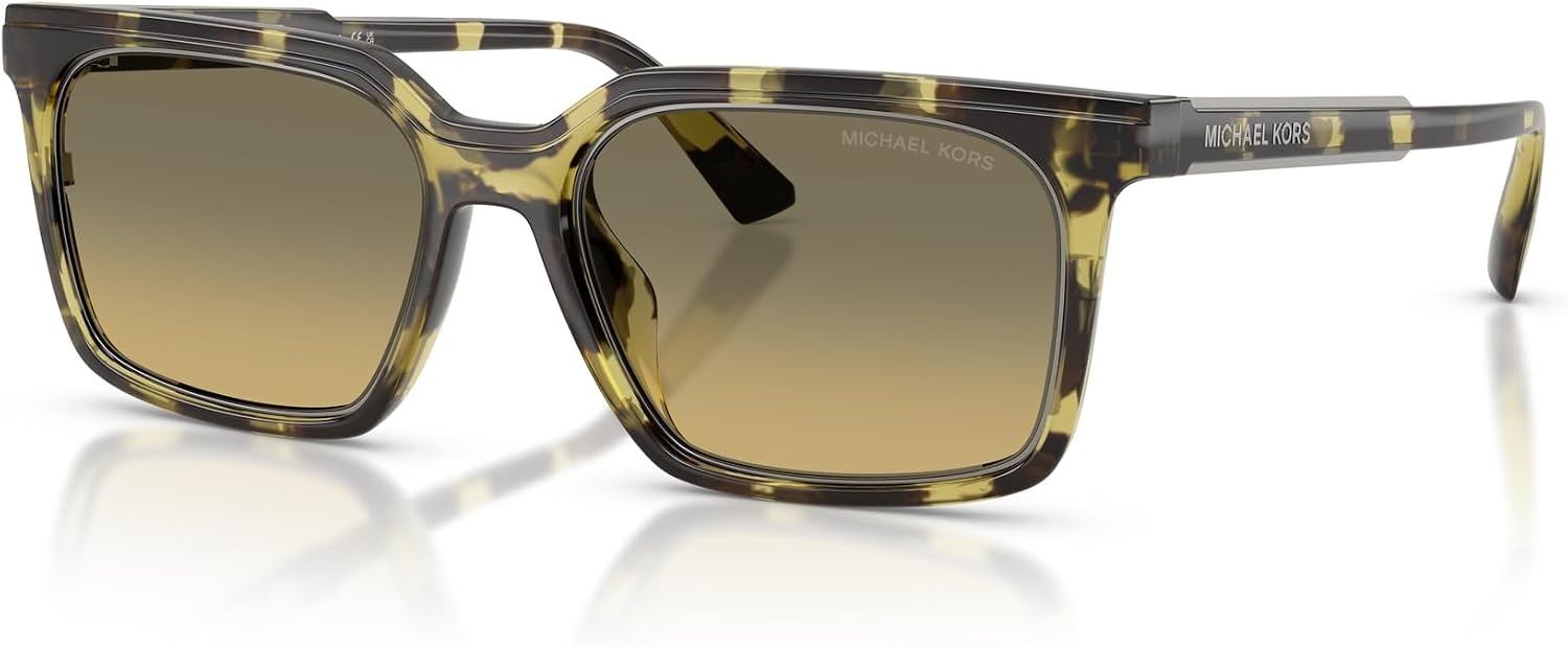 image:imageMichael Kors Mens MK2282U Honolulu Unviersal Fit Square Sunglasses Olive TortoiseOlive Gradient 55 mm