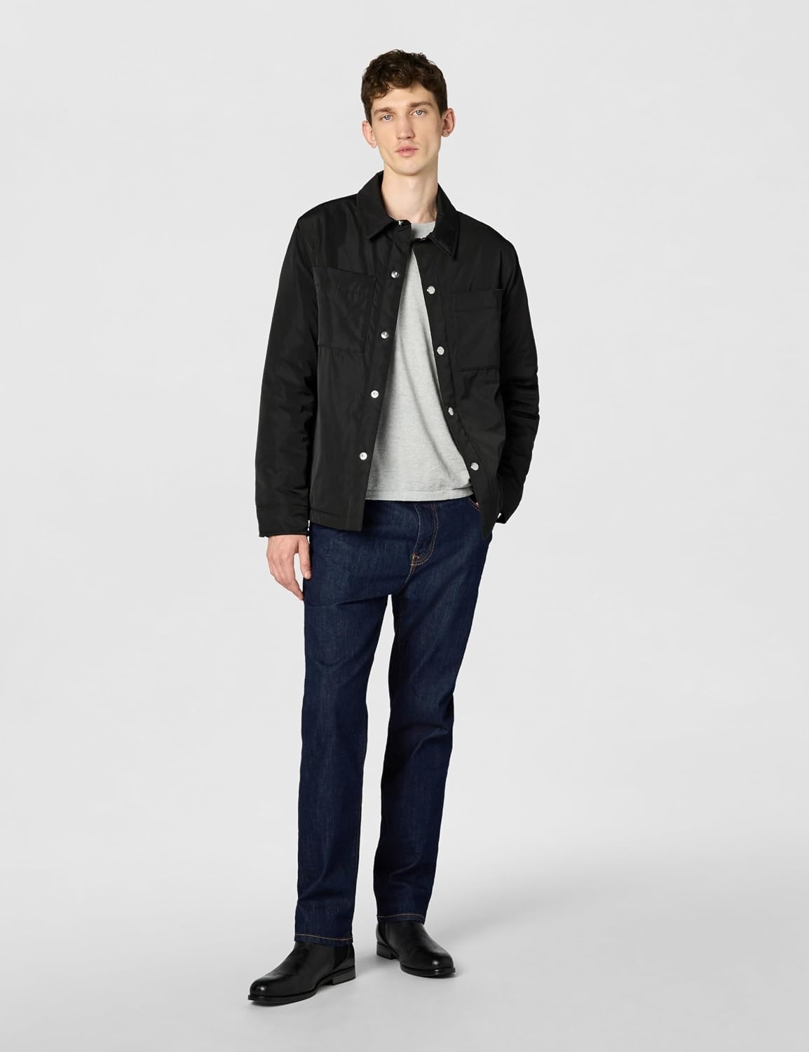 image:imageMichael Kors Mens Nylon Padded Shirt JacketBlack