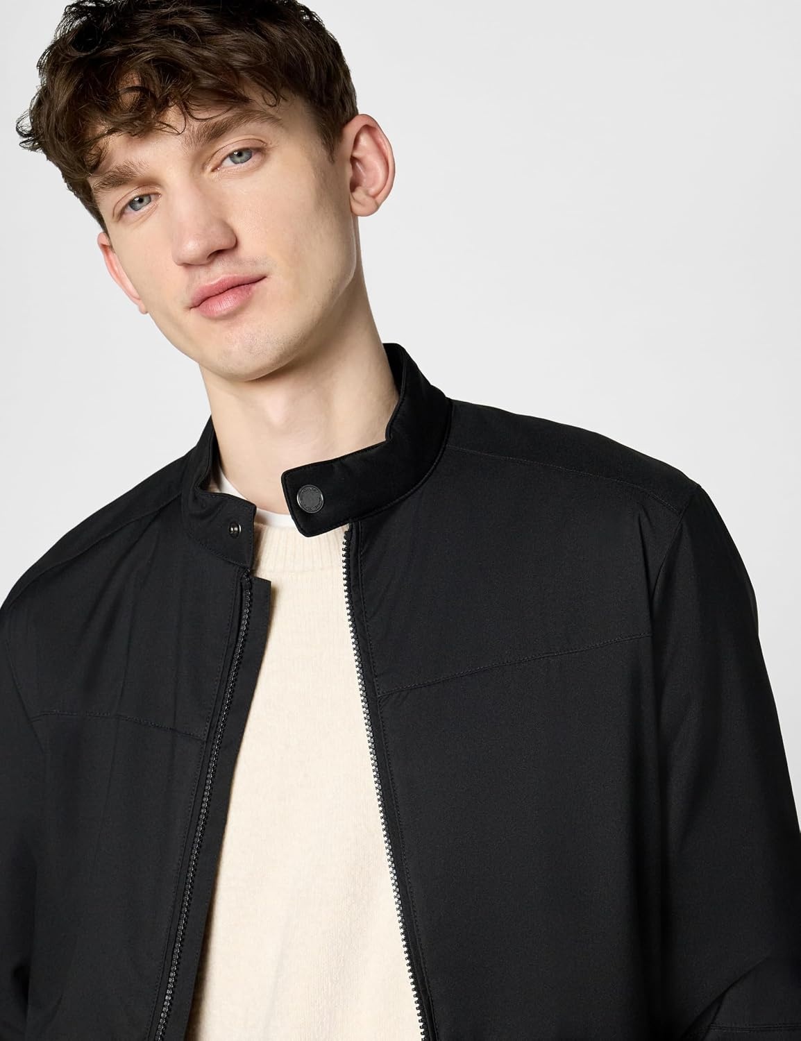 image:imageMichael Kors Mens Nylon Racer JacketBlack