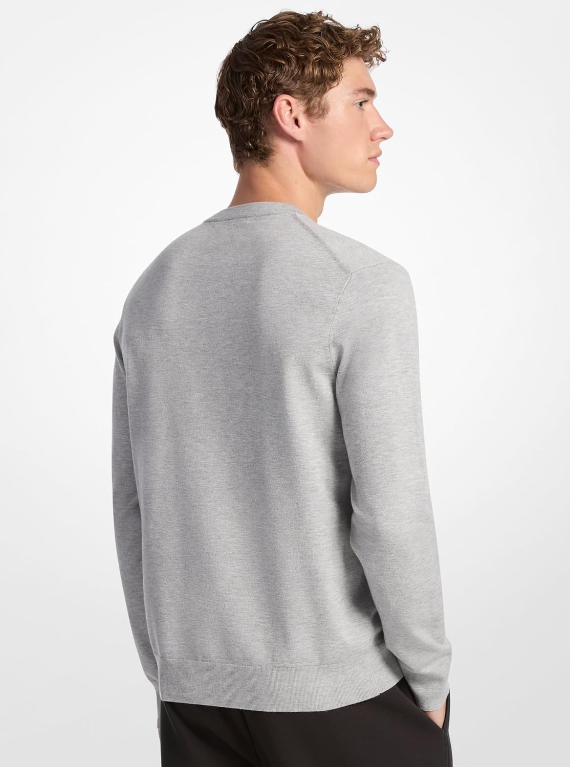 image:imageMichael Kors Mens Ski Crewneck SweaterHeather Grey