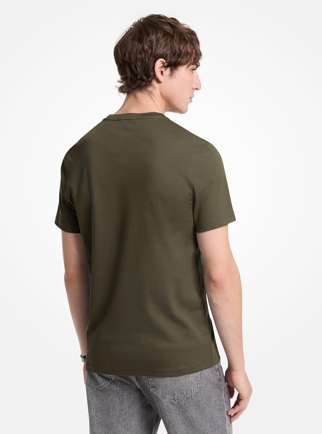 image:imageMichael Kors Mens Sleek MK Crewneck TShirtIvy