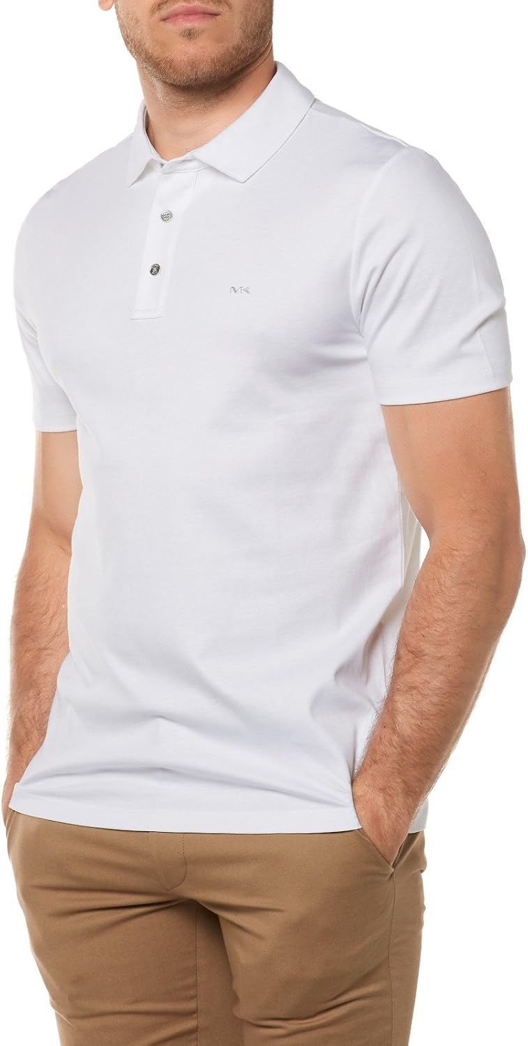 image:imageMichael Kors Mens Sleek Mk PoloWhite