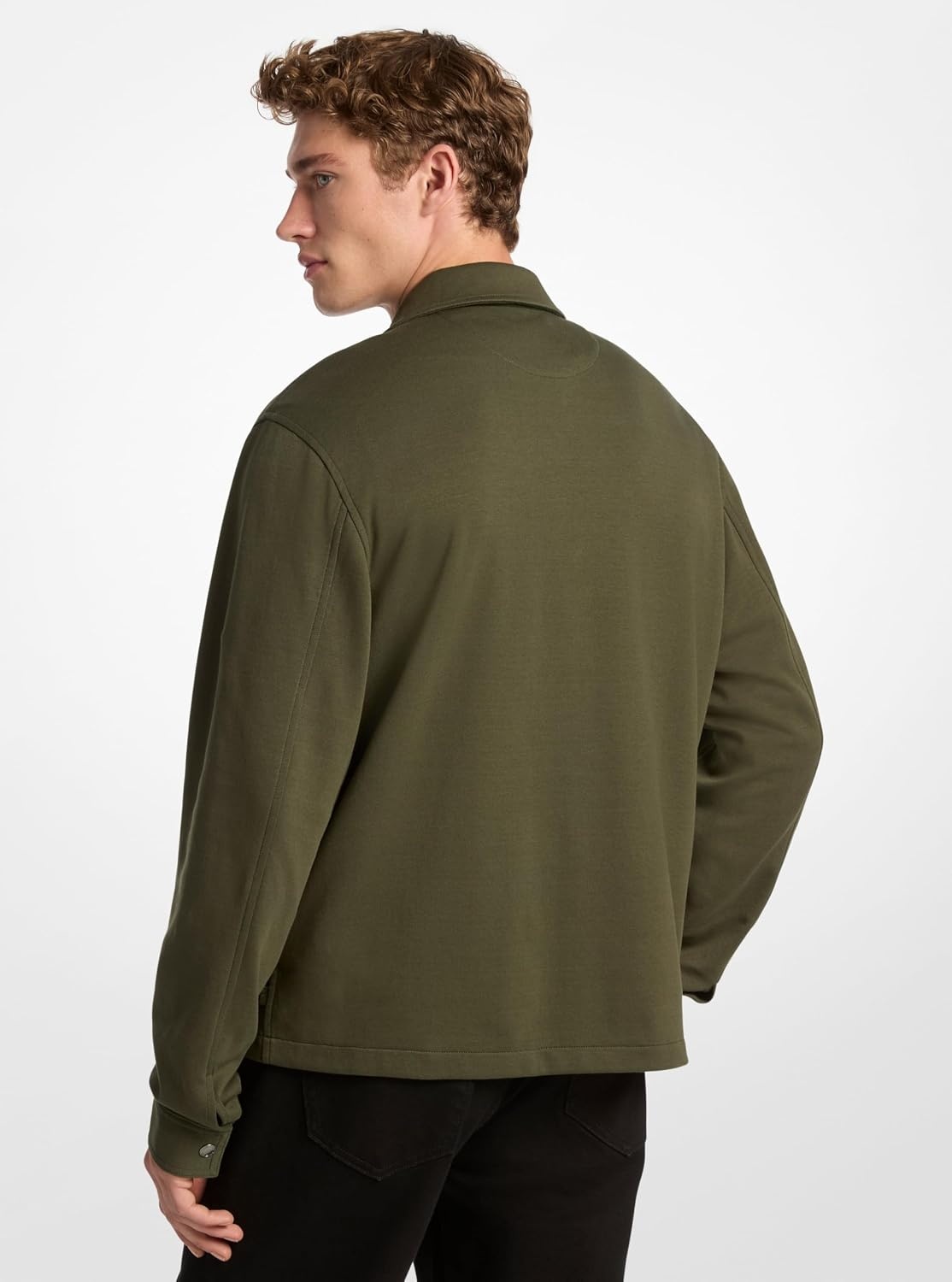 image:imageMichael Kors Mens Tufted Logo Coaches JacketIvy