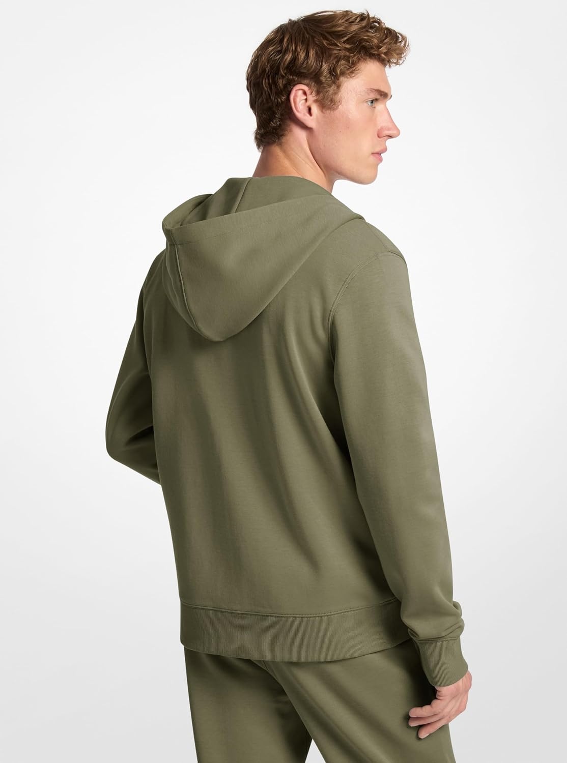 image:imageMichael Kors Mens Tufted Logo Full Zip HoodieIvy