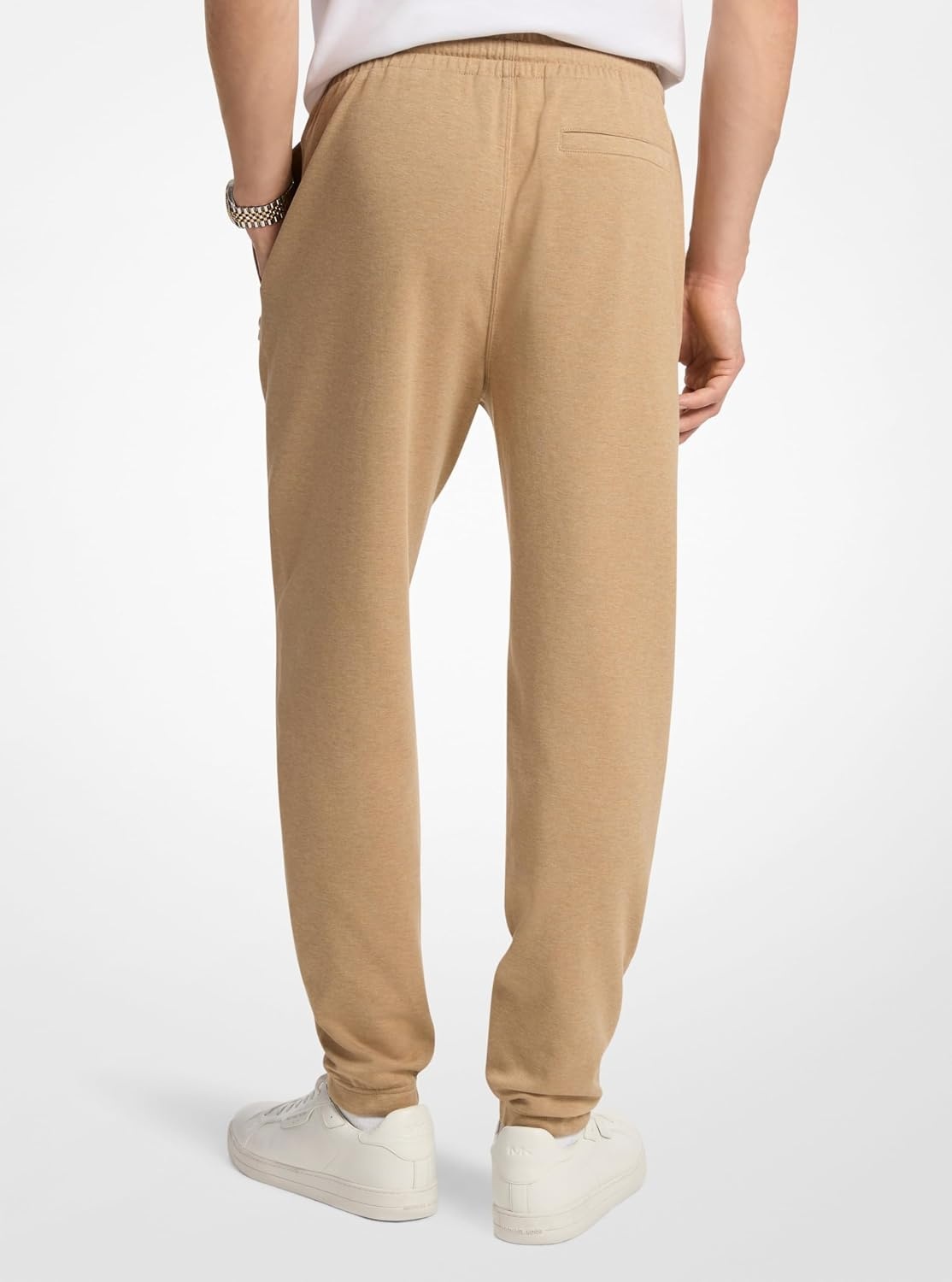 image:imageMichael Kors Mens Tufted Logo JoggerDark Camel Heather