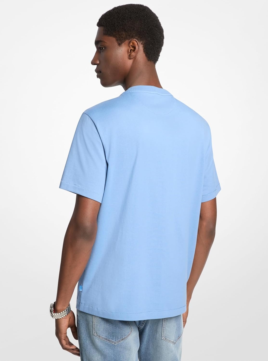 image:imageMichael Kors Mens Tufted Logo TShirtFrench Blue