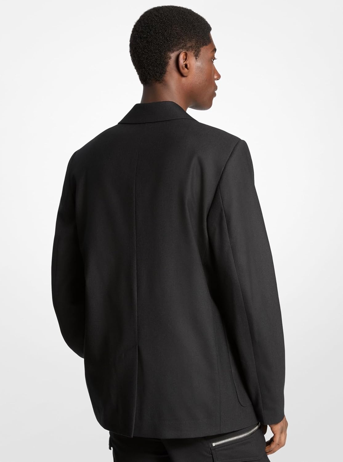 image:imageMichael Kors Mens Wool Double Breasted BlazerBlack