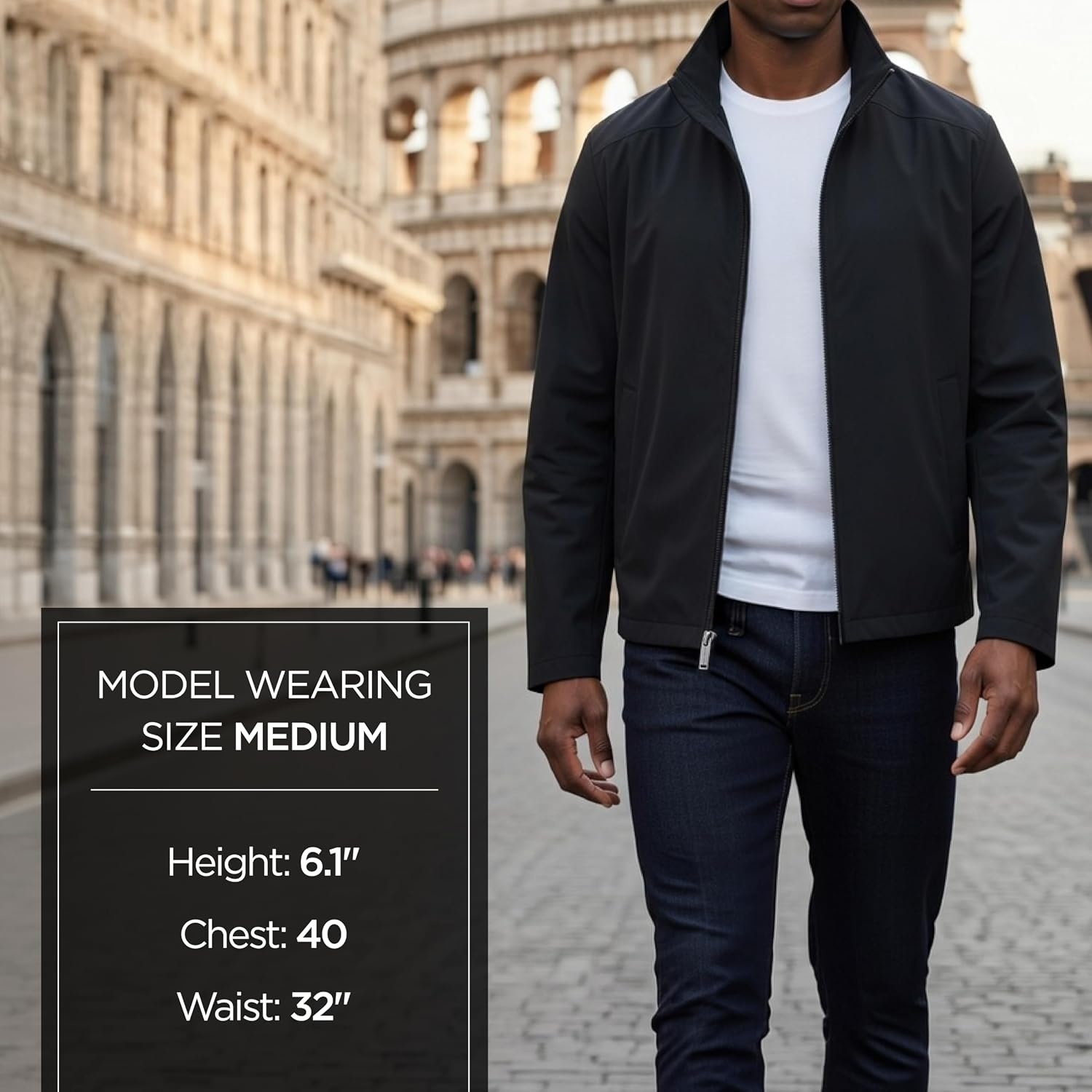 image:imageMichael Kors Reinforced Polyester Jacket Wind and Water ResistantBlack