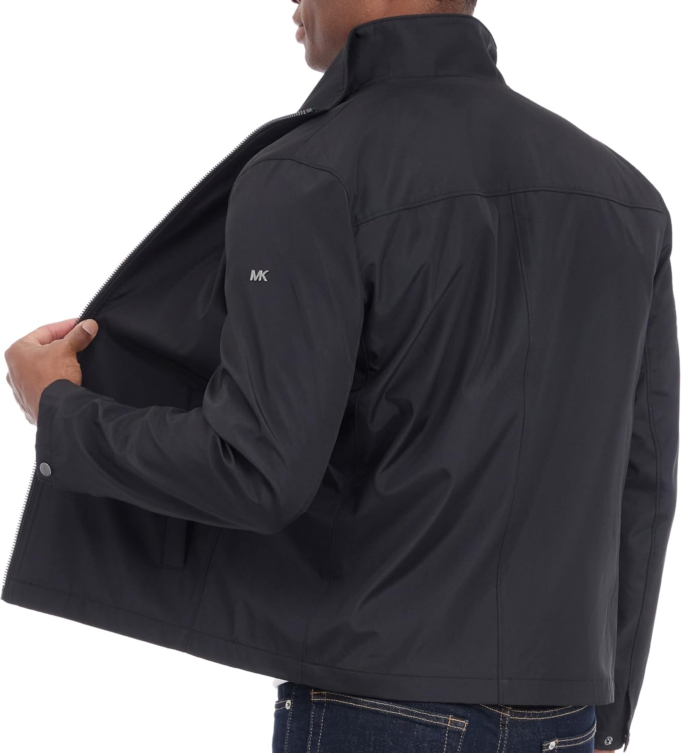 image:imageMichael Kors Reinforced Polyester Jacket Wind and Water ResistantBlack
