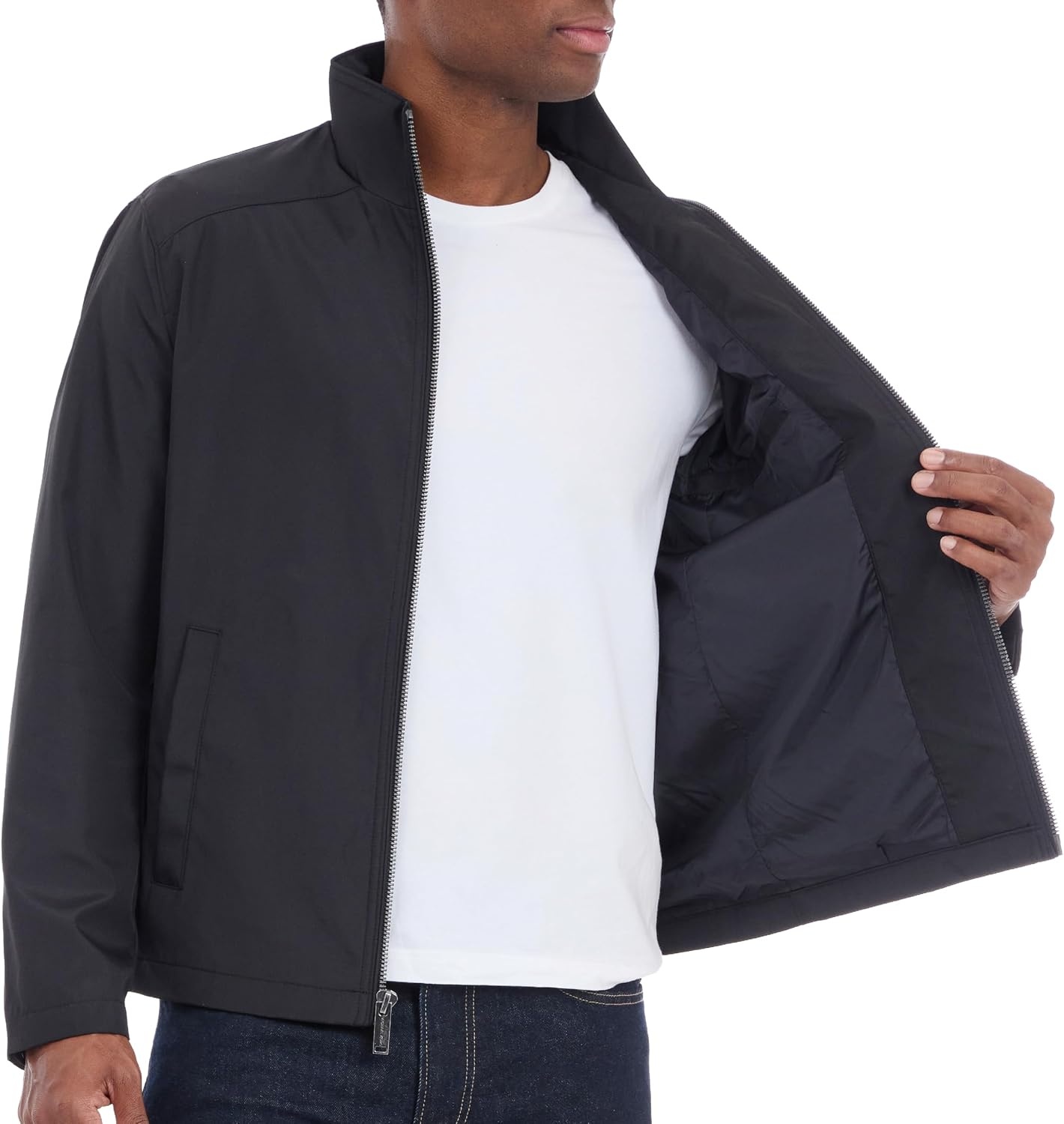 image:imageMichael Kors Reinforced Polyester Jacket Wind and Water ResistantBlack