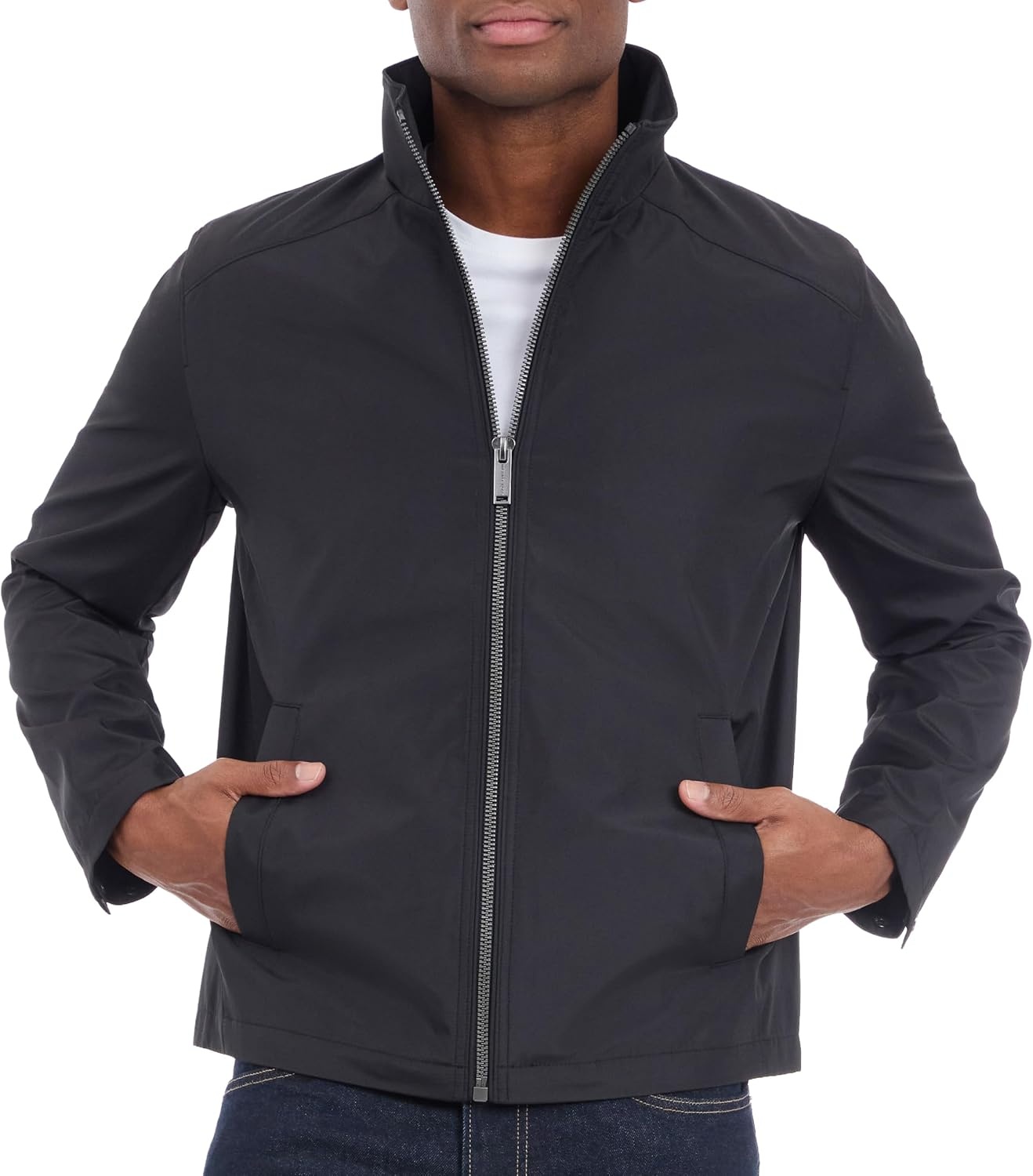 image:imageMichael Kors Reinforced Polyester Jacket Wind and Water ResistantBlack