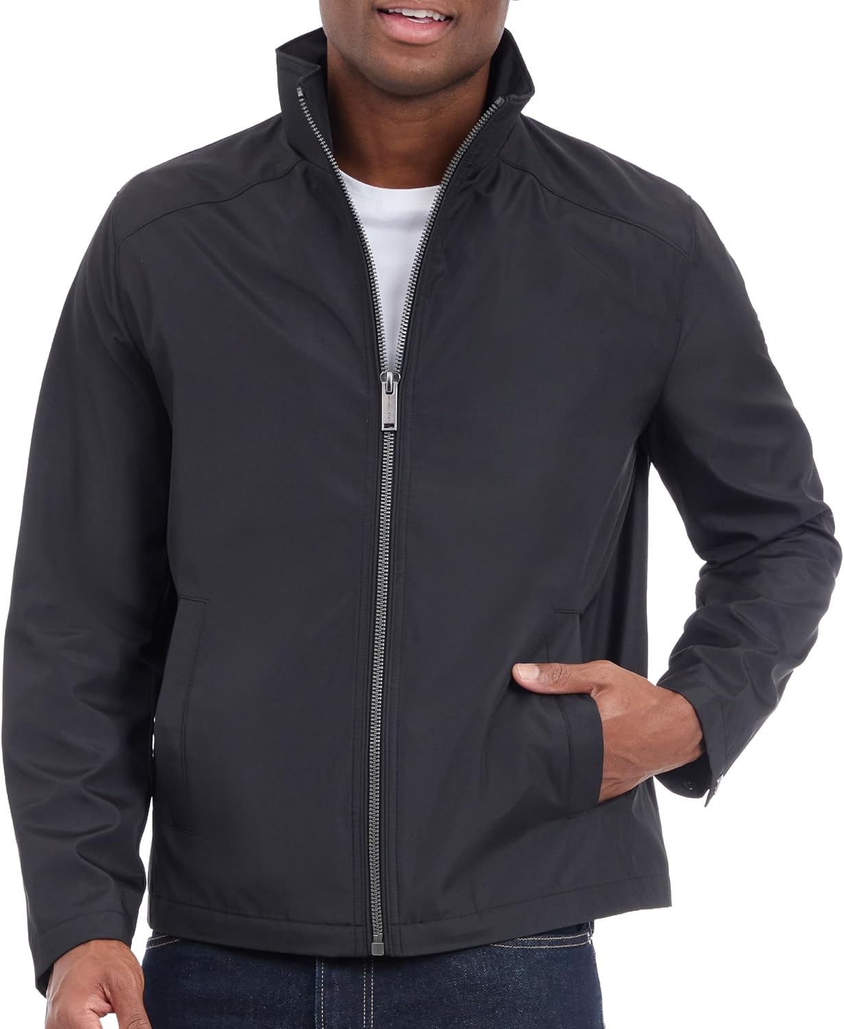 image:imageMichael Kors Reinforced Polyester Jacket Wind and Water ResistantBlack