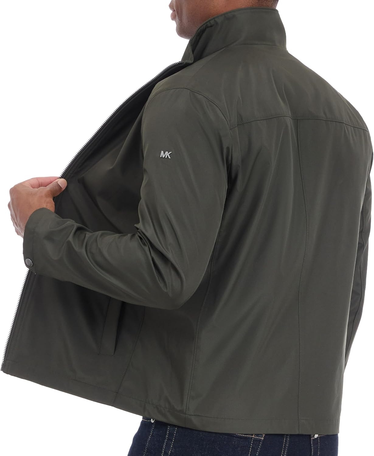 image:imageMichael Kors Reinforced Polyester Jacket Wind and Water ResistantDark Olive Green