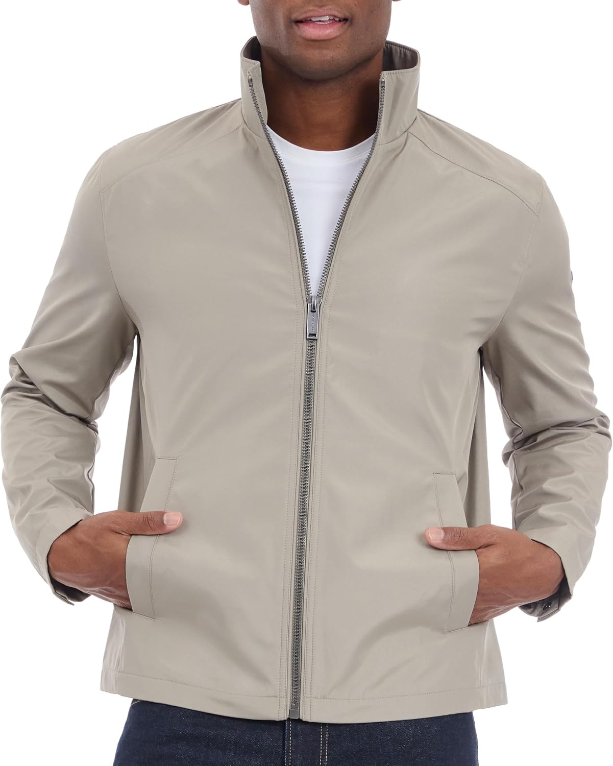 image:imageMichael Kors Reinforced Polyester Jacket Wind and Water ResistantLight Sage