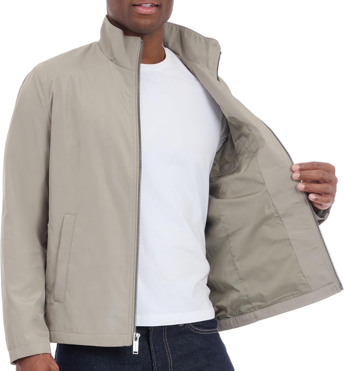 image:imageMichael Kors Reinforced Polyester Jacket Wind and Water ResistantLight Sage