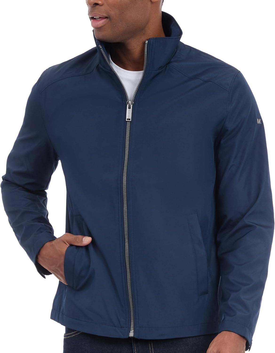 image:imageMichael Kors Reinforced Polyester Jacket Wind and Water ResistantMidnight Blue
