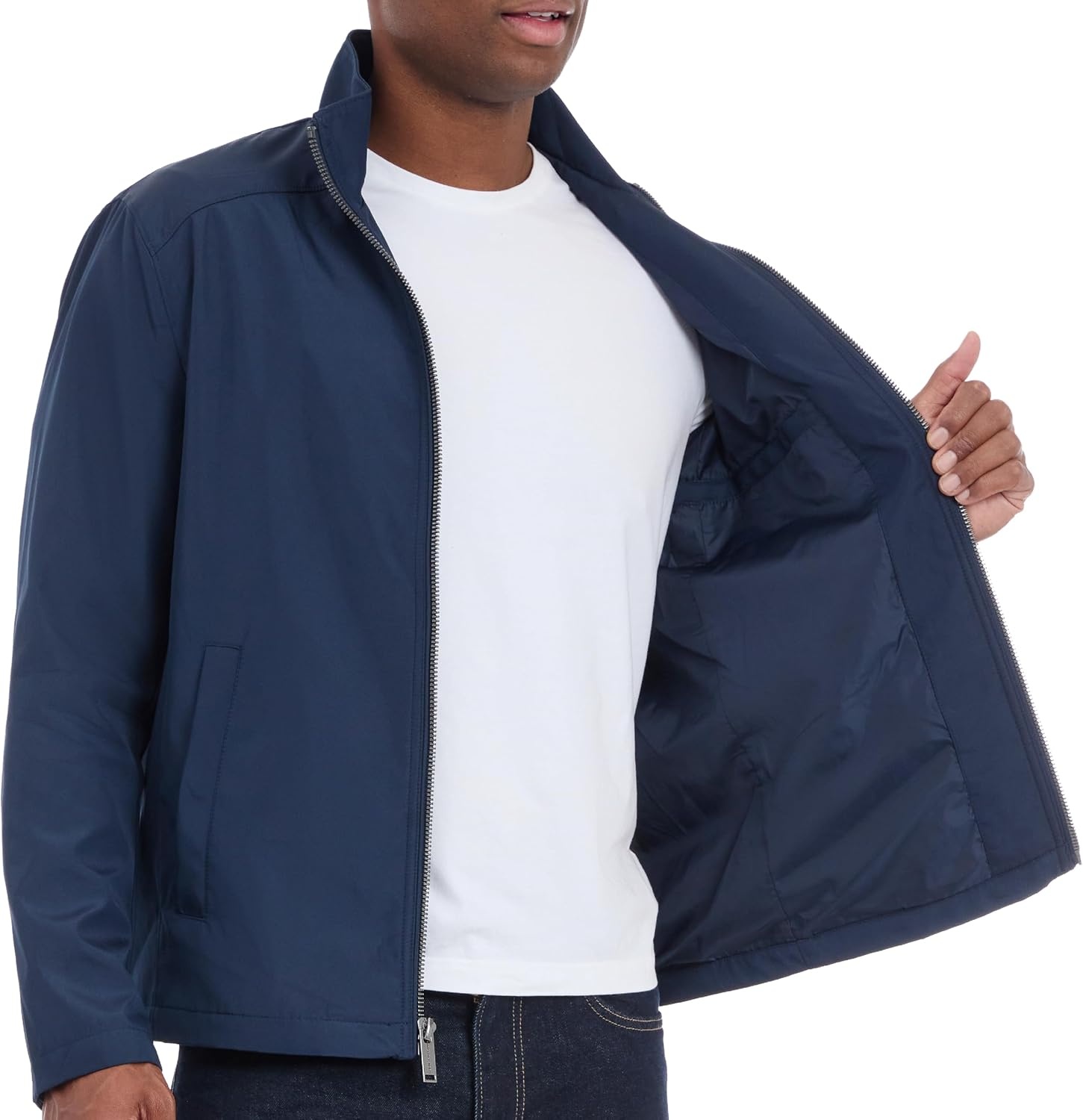 image:imageMichael Kors Reinforced Polyester Jacket Wind and Water ResistantMidnight Blue