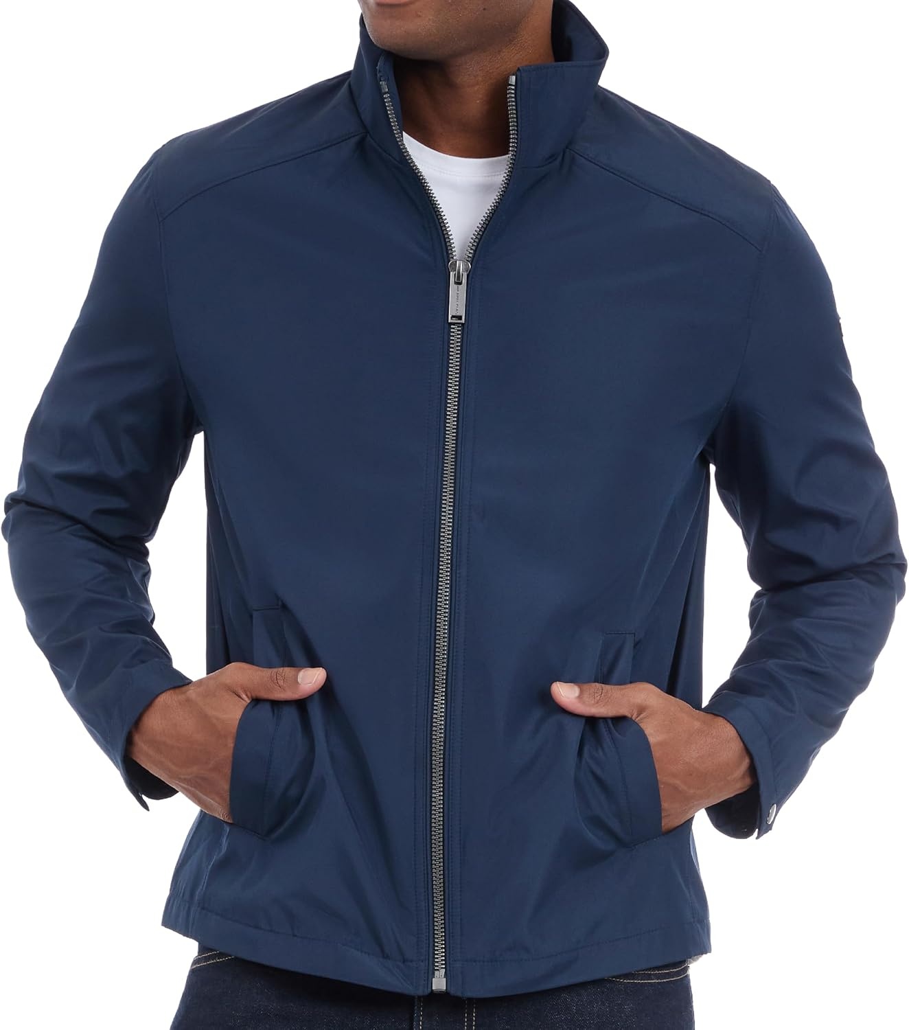 image:imageMichael Kors Reinforced Polyester Jacket Wind and Water ResistantMidnight Blue