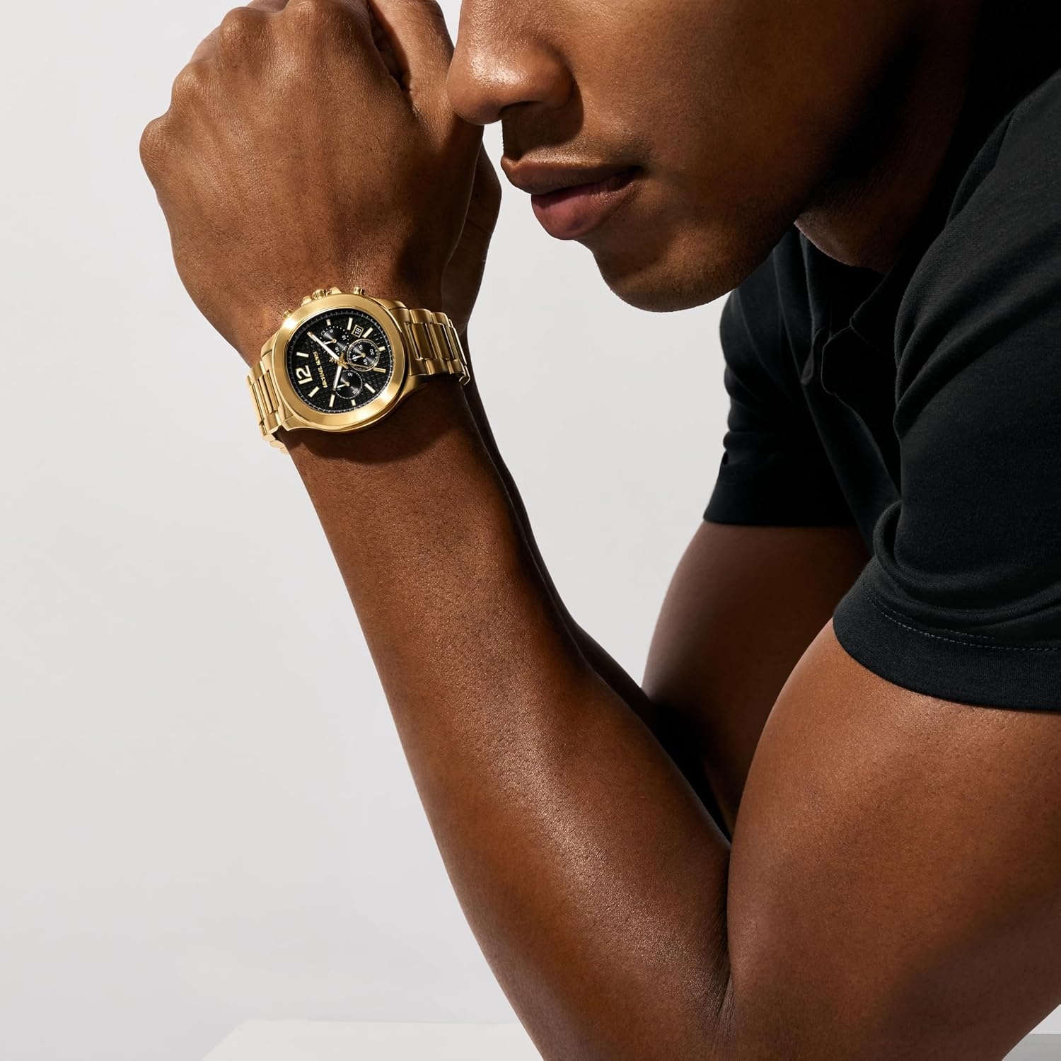 image:imageMichael Kors Sage Mens Watch Stainless Steel for Men with SteelGold