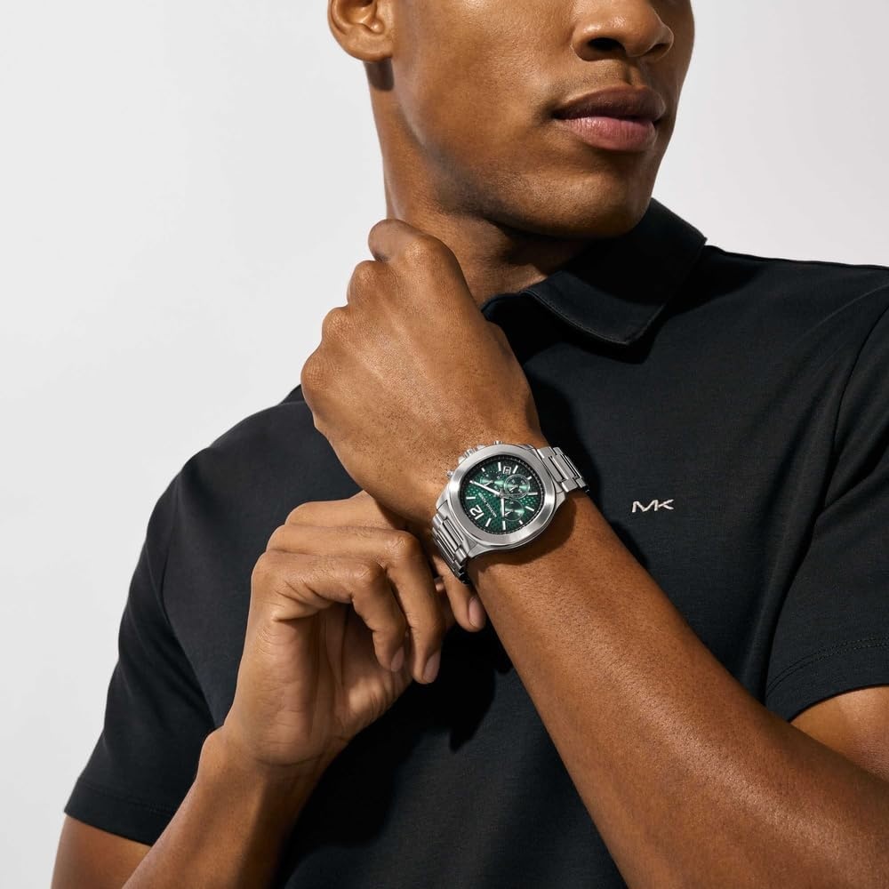 image:imageMichael Kors Sage Mens Watch Stainless Steel for Men with SteelSilver